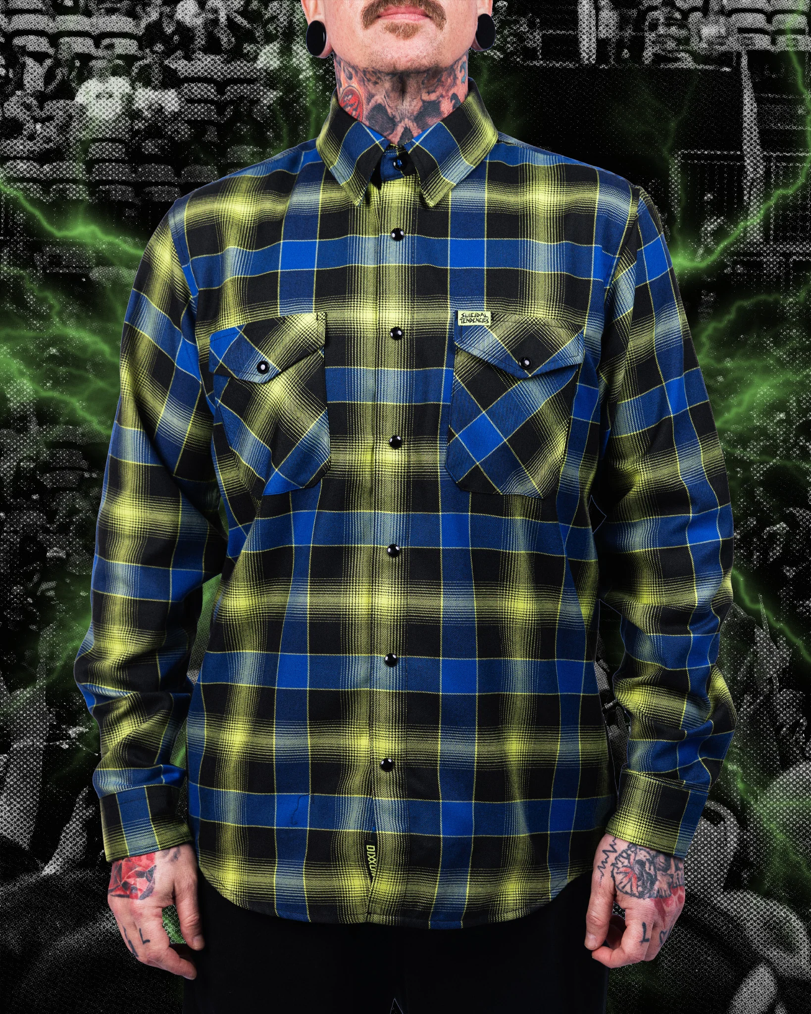 Suicidal Tendencies Adrenaline Addict Flannel - Image 12