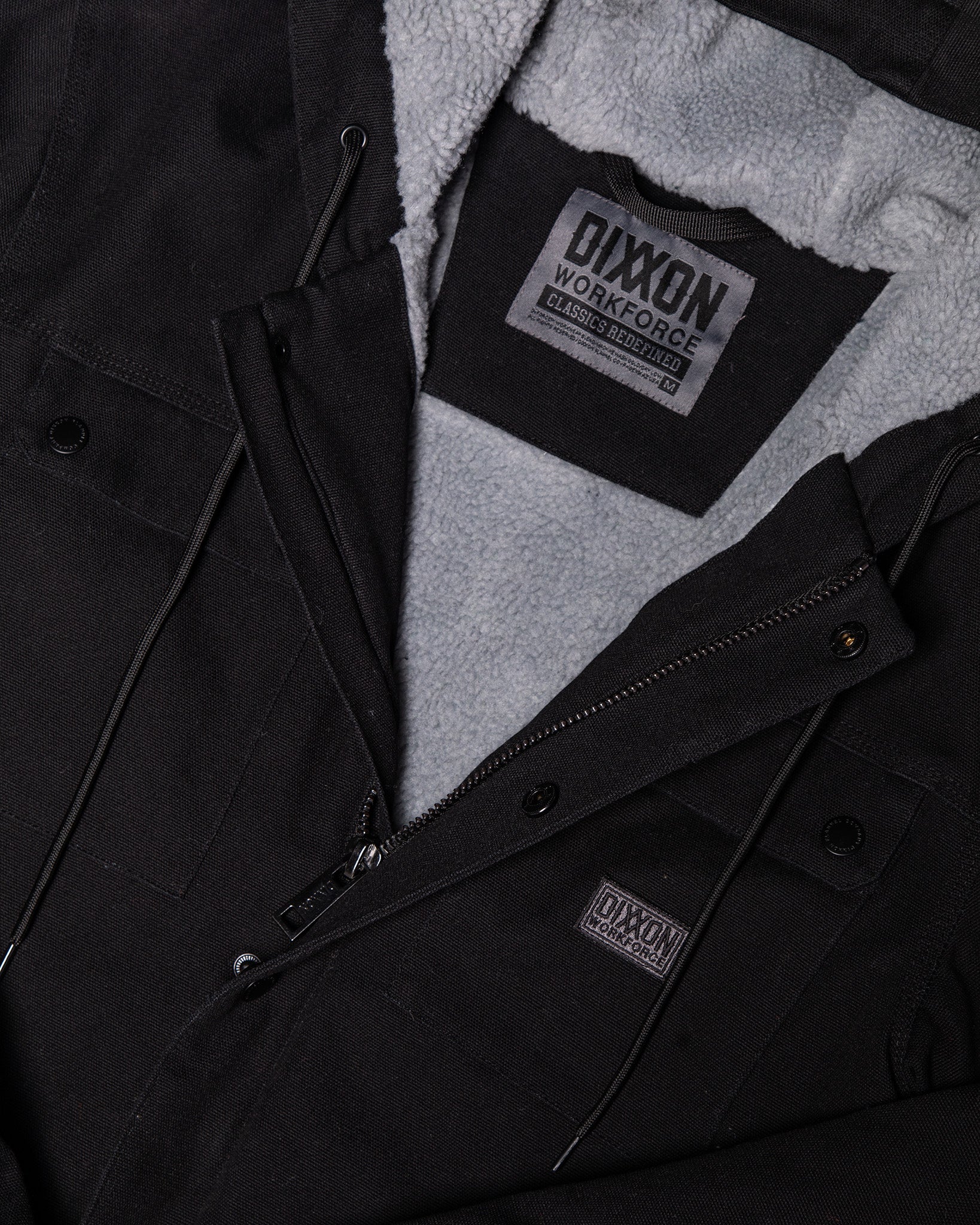The Colt Sherpa Work Jacket - Black - Image 5