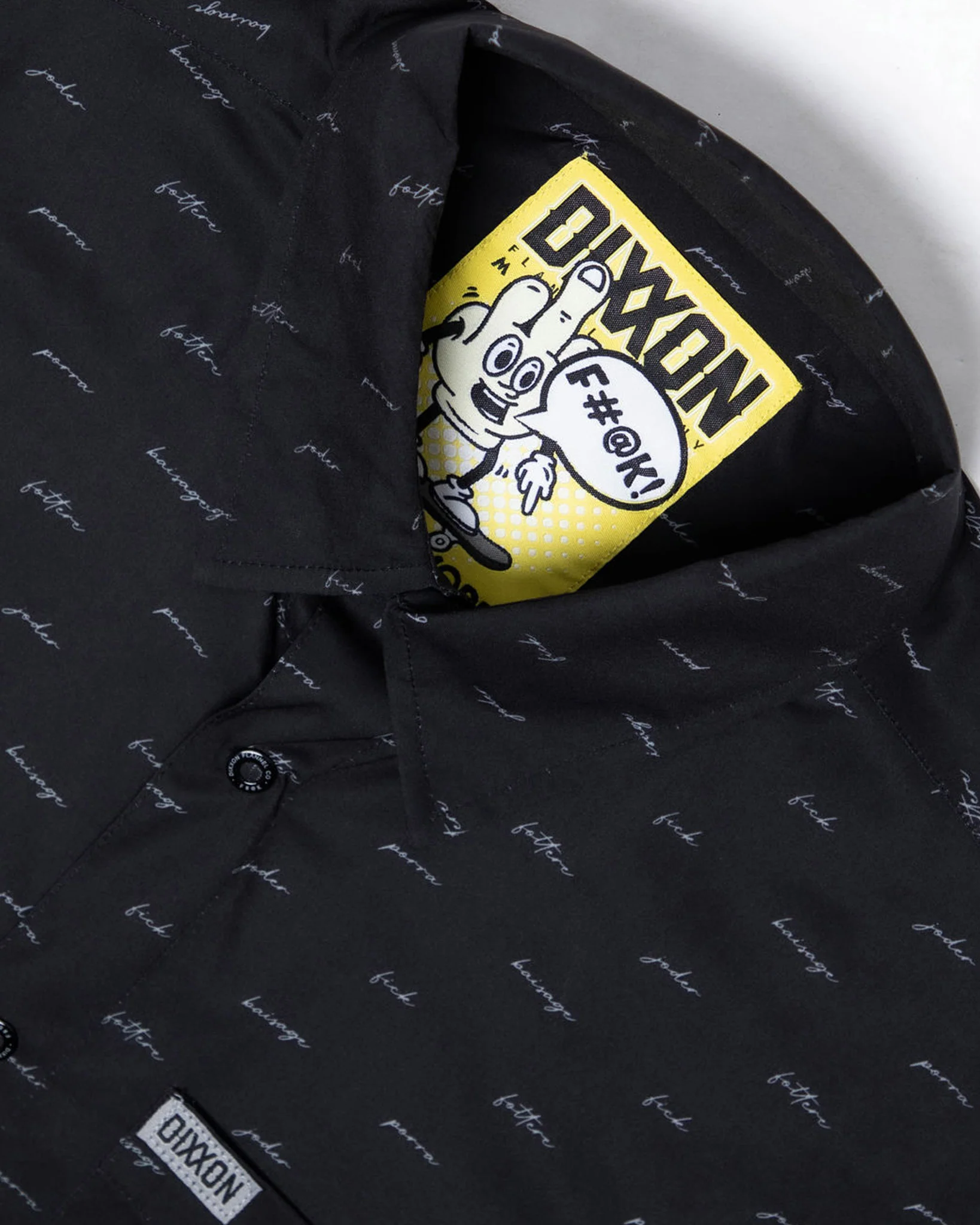 The F Word Short Sleeve - Black & Grey - Image 3