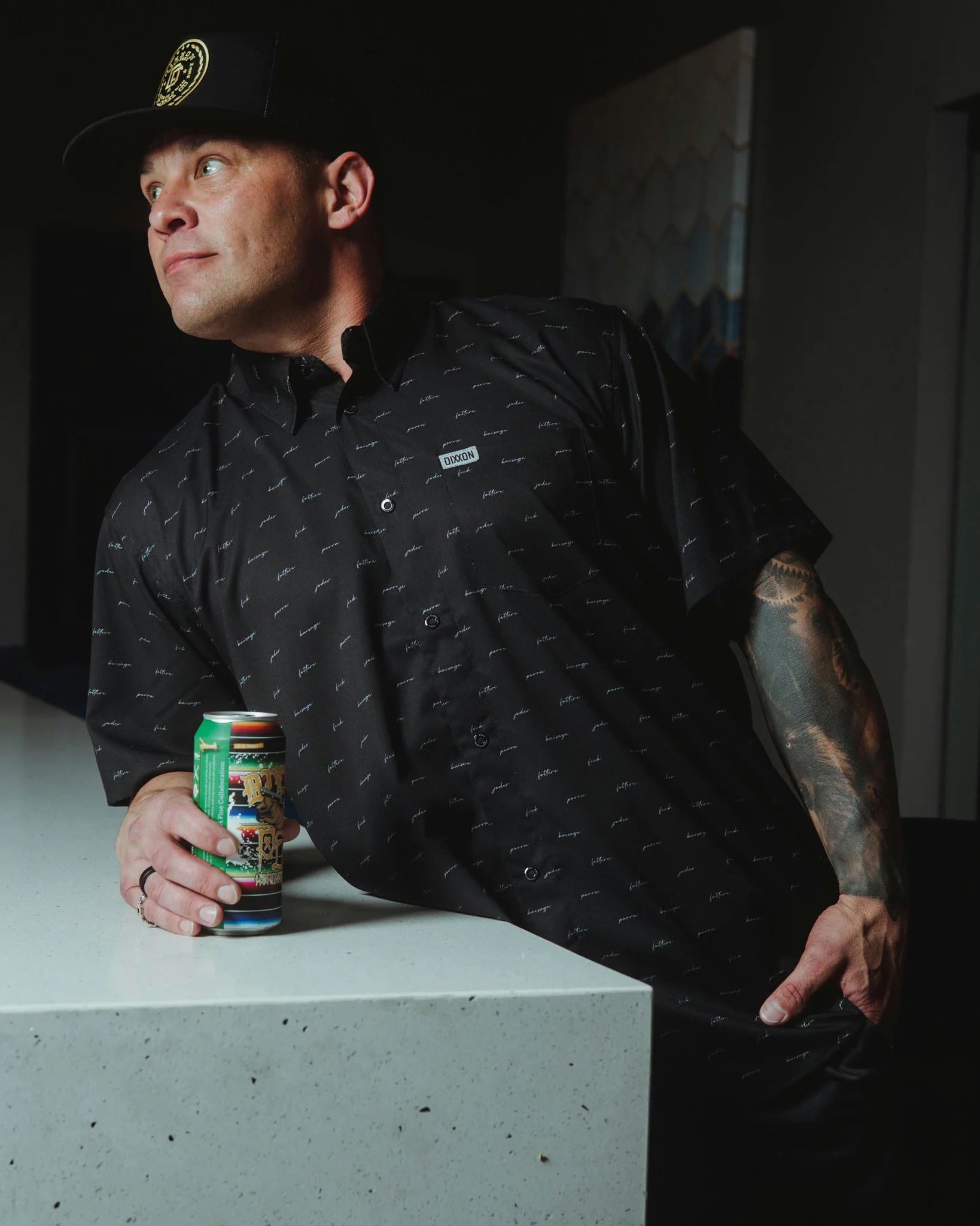 The F Word Short Sleeve - Black & Grey - Image 4