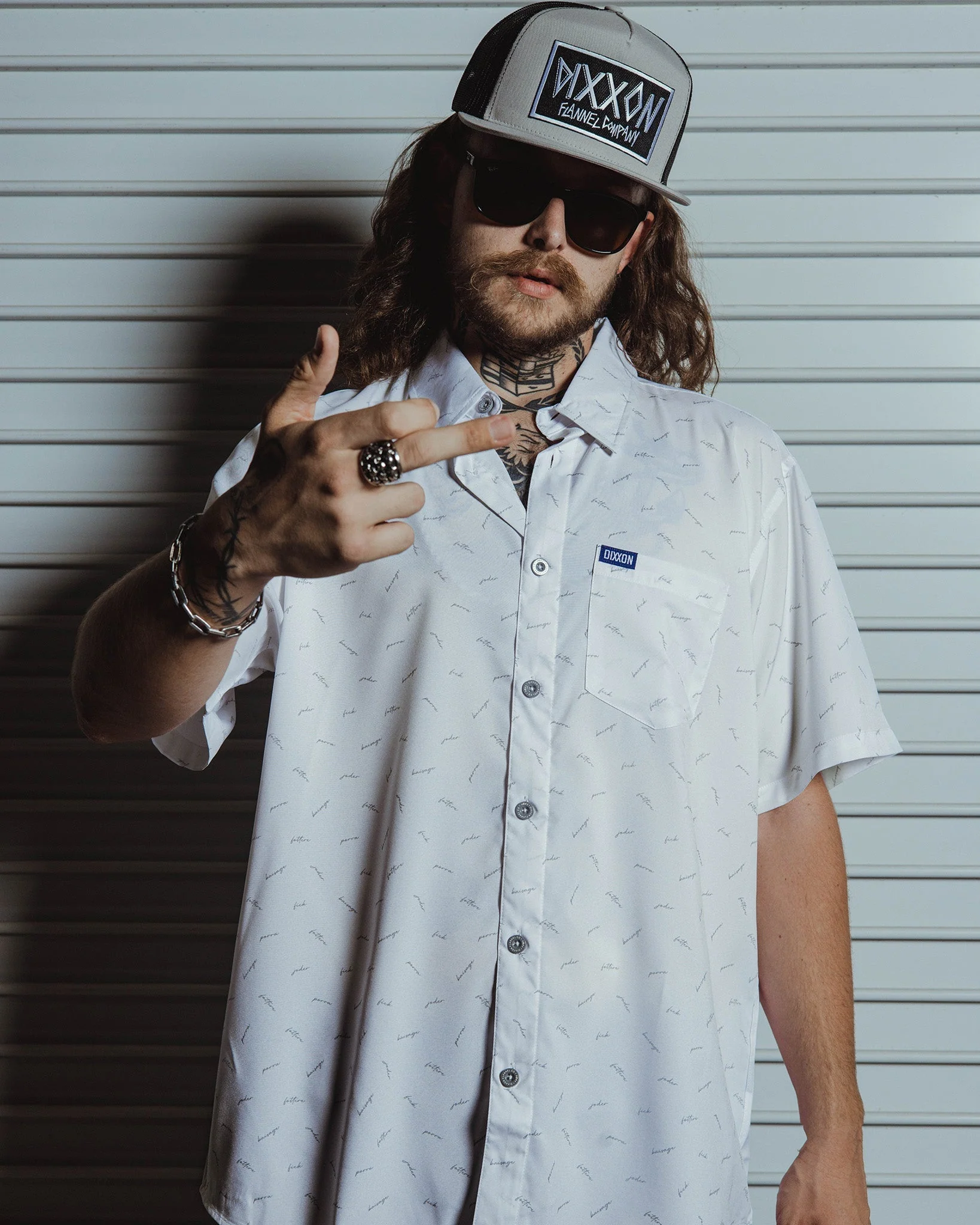 The F Word Short Sleeve - White & Grey - Image 3