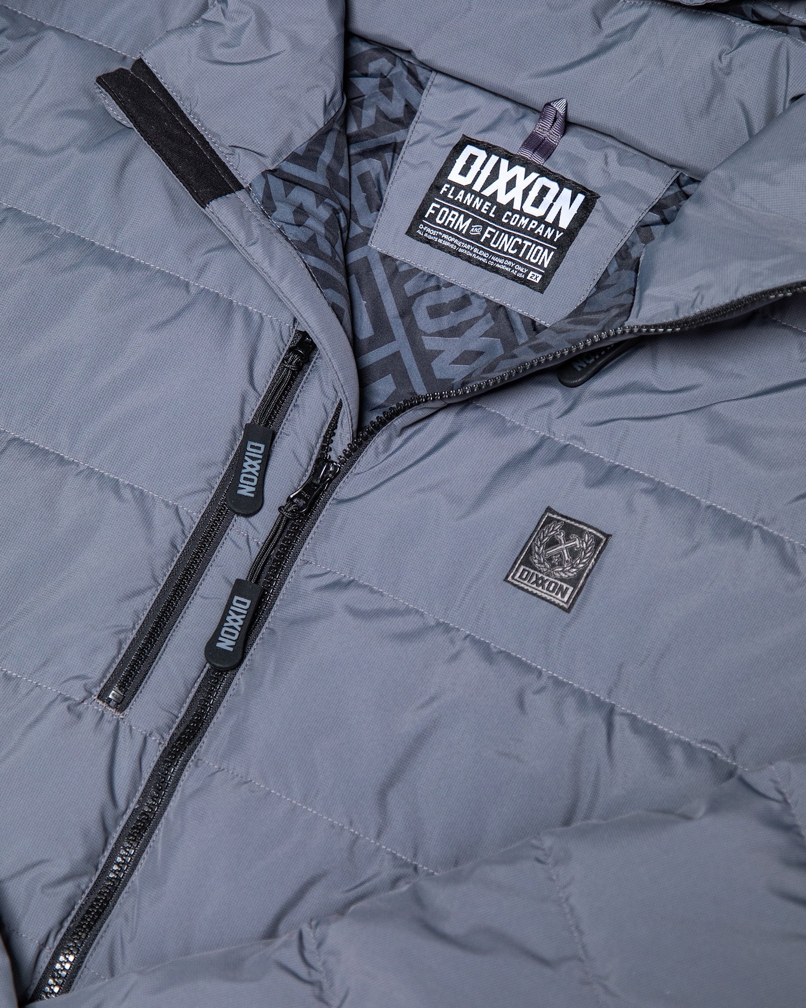 The Ridge Down Puffer Jacket - Grey - Image 11