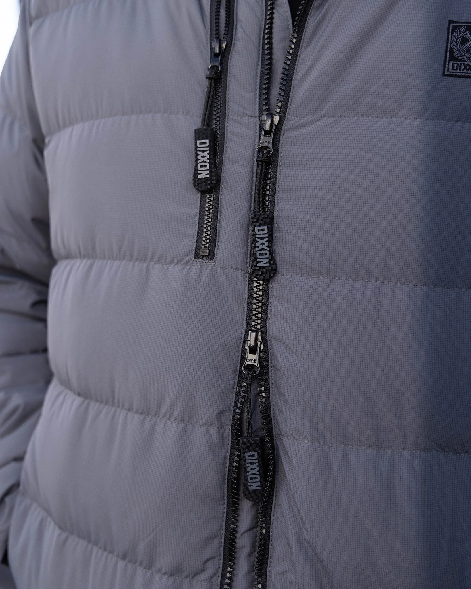 The Ridge Down Puffer Jacket - Grey - Image 8