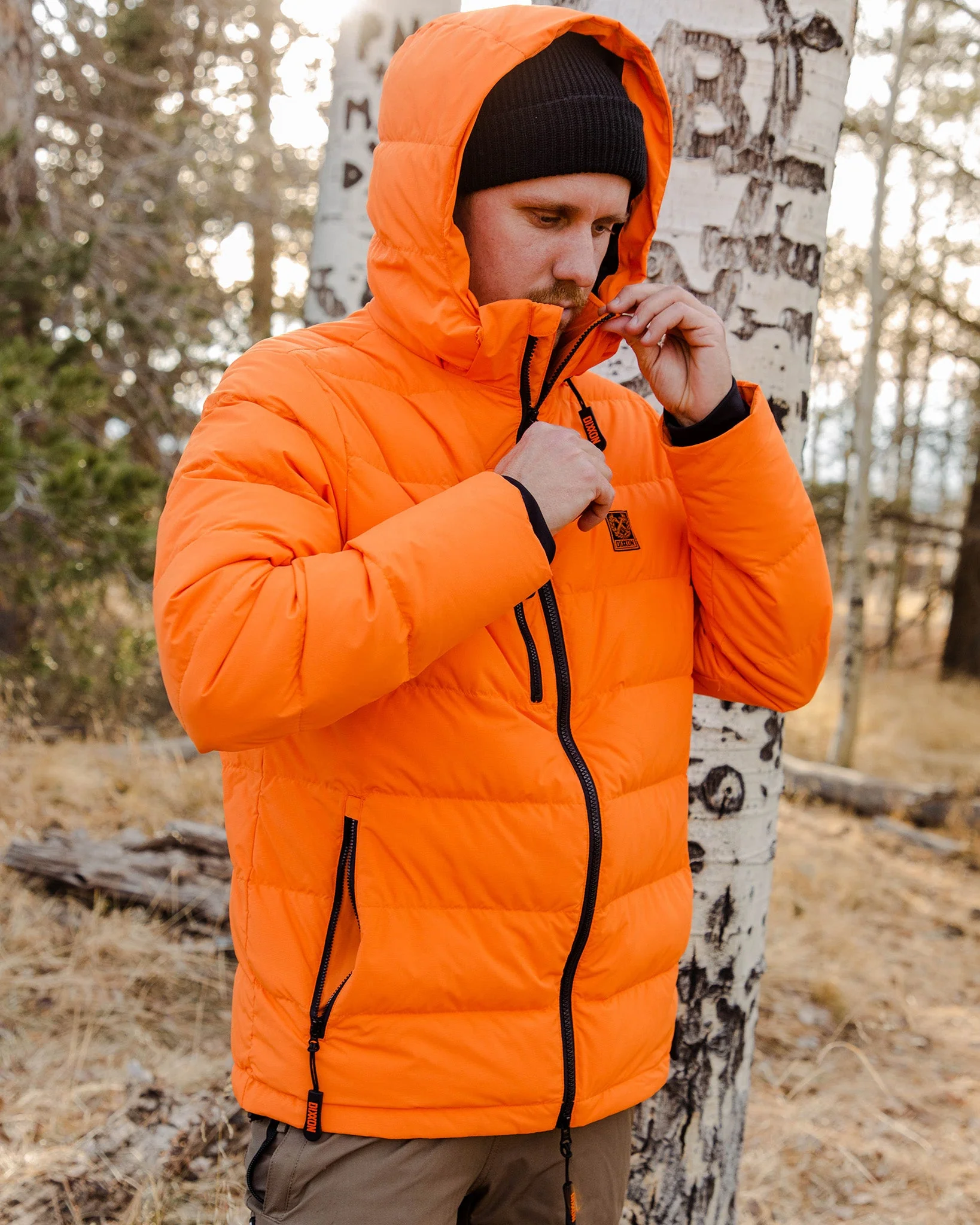 The Ridge Down Puffer Jacket - Orange - Image 5