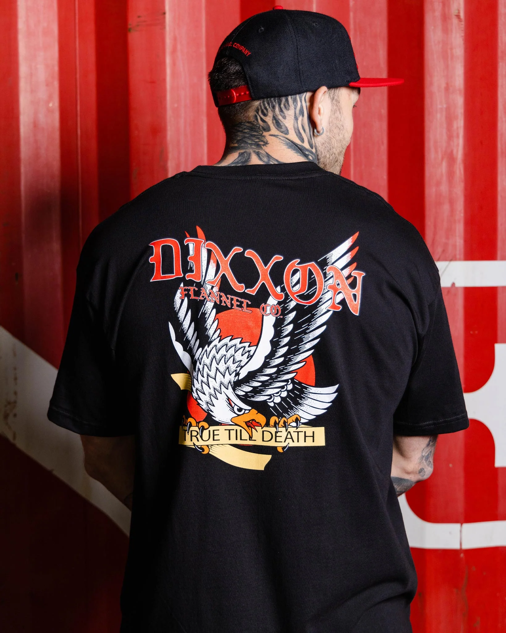 Traditional Eagle T-Shirt - Black - Image 3
