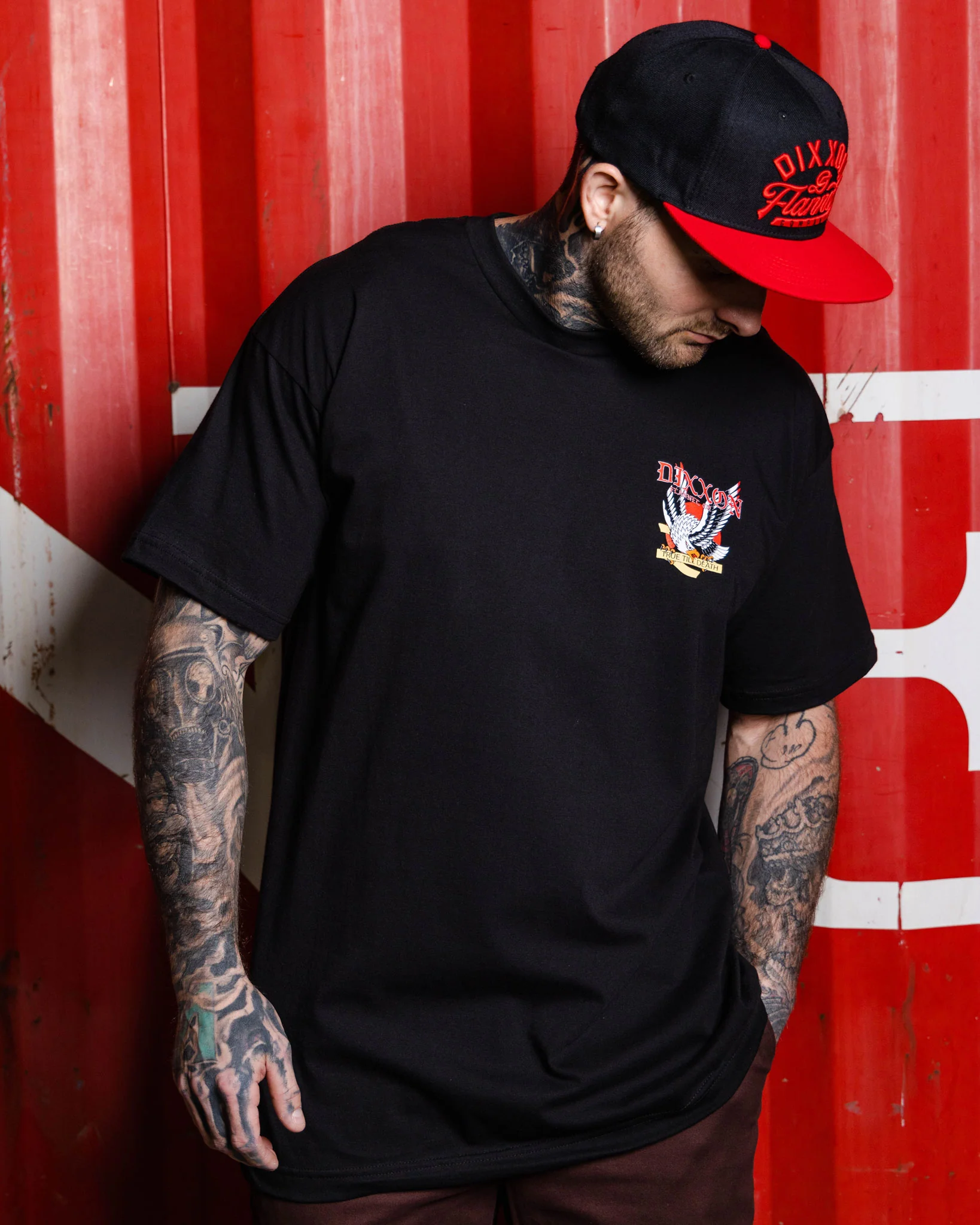 Traditional Eagle T-Shirt - Black - Image 4