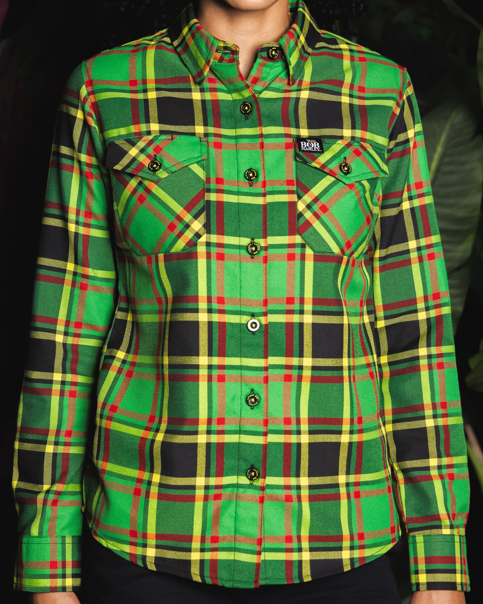 Women's Bob Marley 2026 Flannel - Image 5