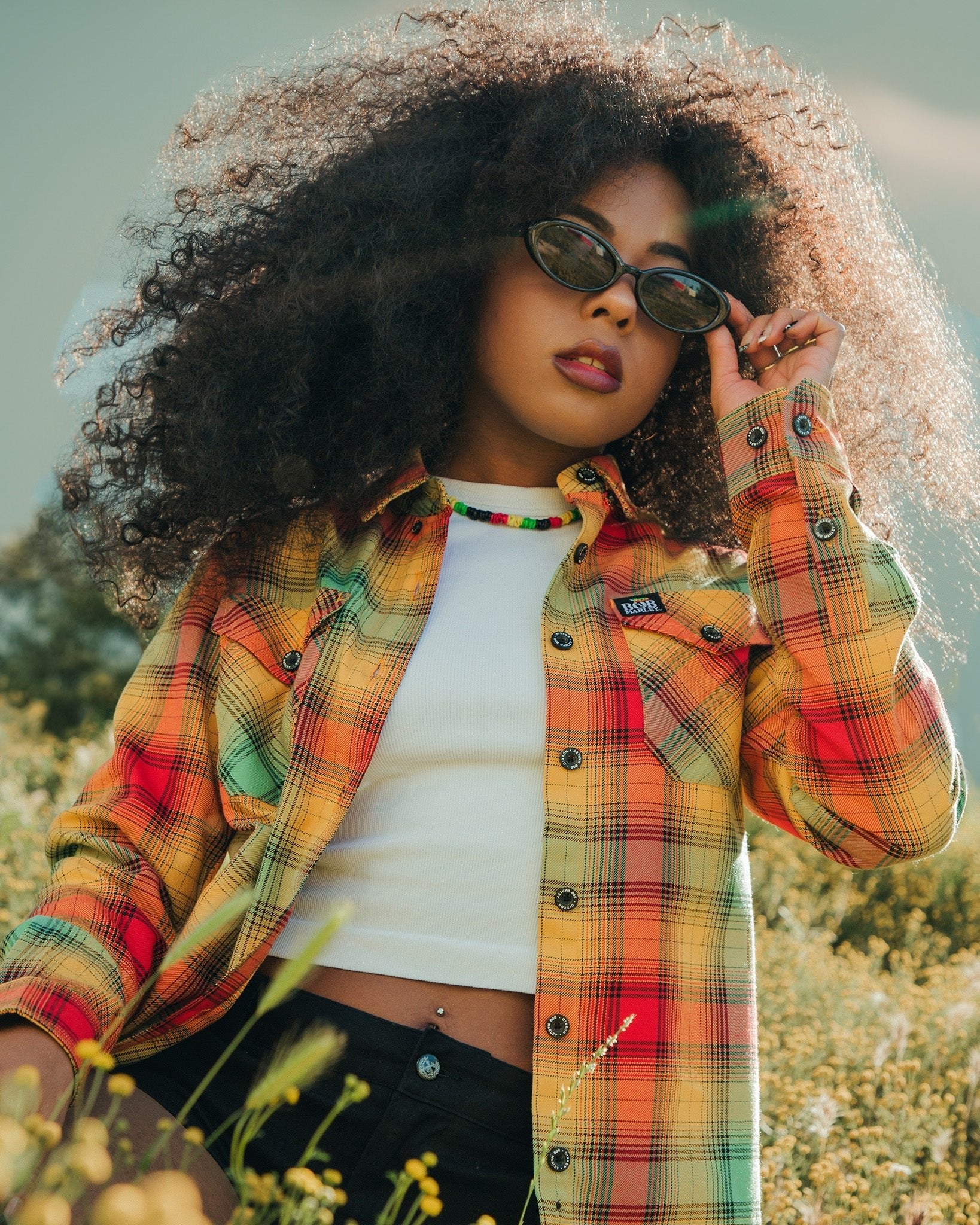 Women's Bob Marley Flannel - Image 7