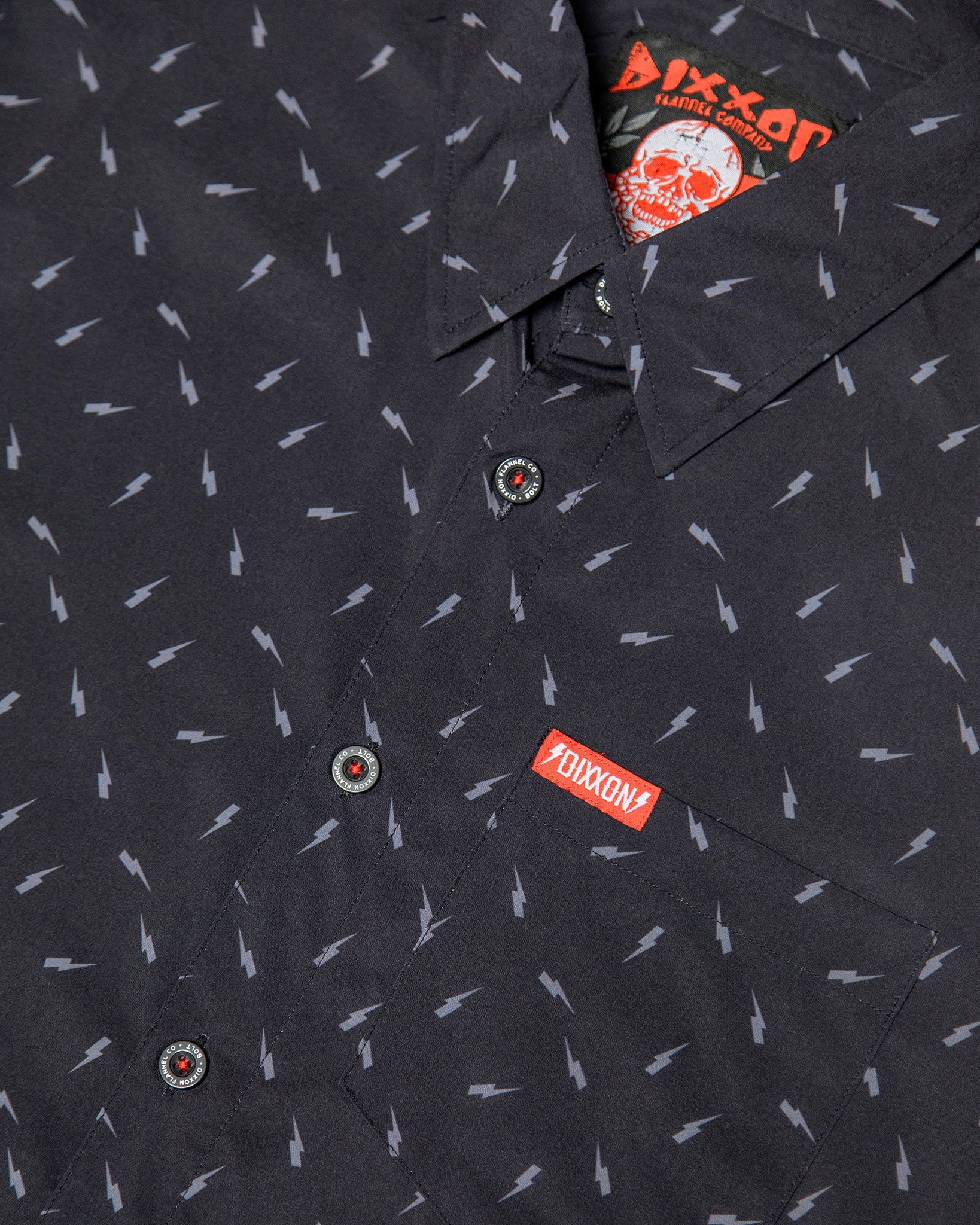 Women's Bolt Party Shirt - Black & Grey - Image 5