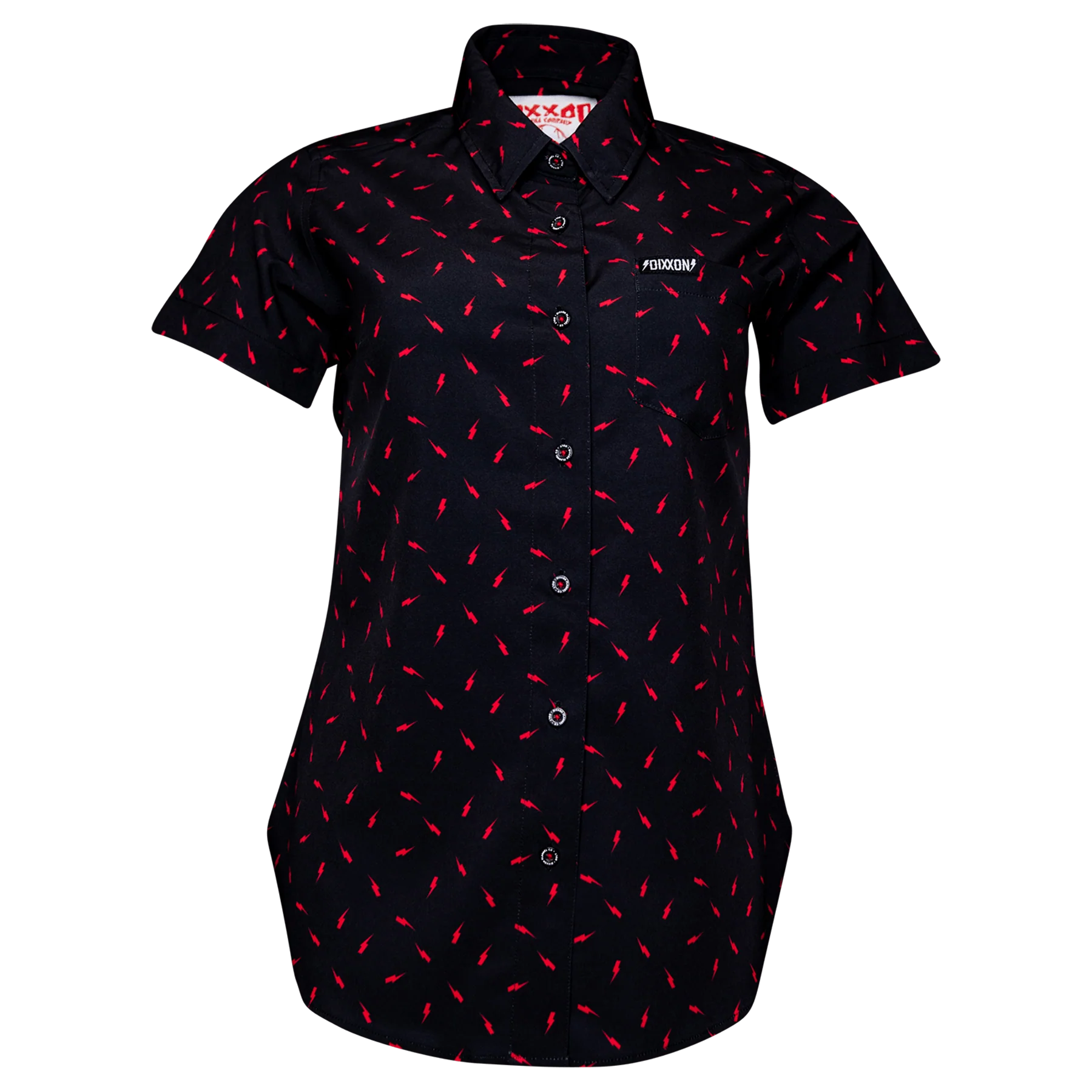 Women's Bolt Party Shirt - Black & Red