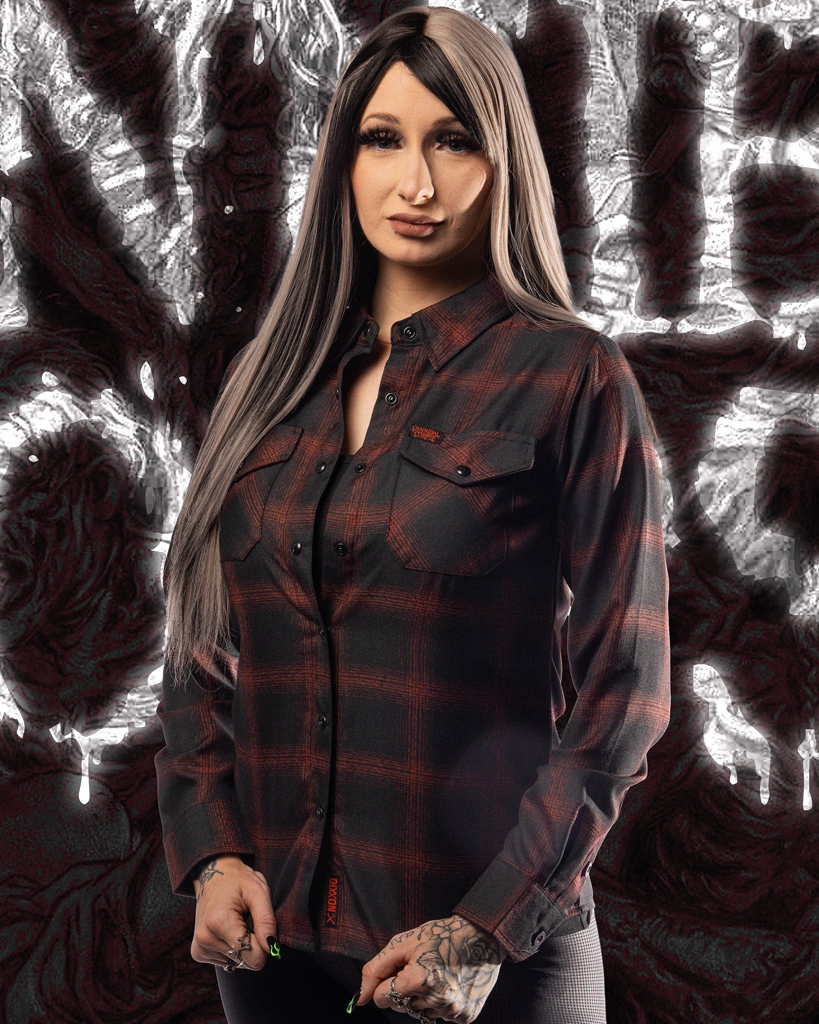 Women's Cannibal Corpse Flannel - Image 2