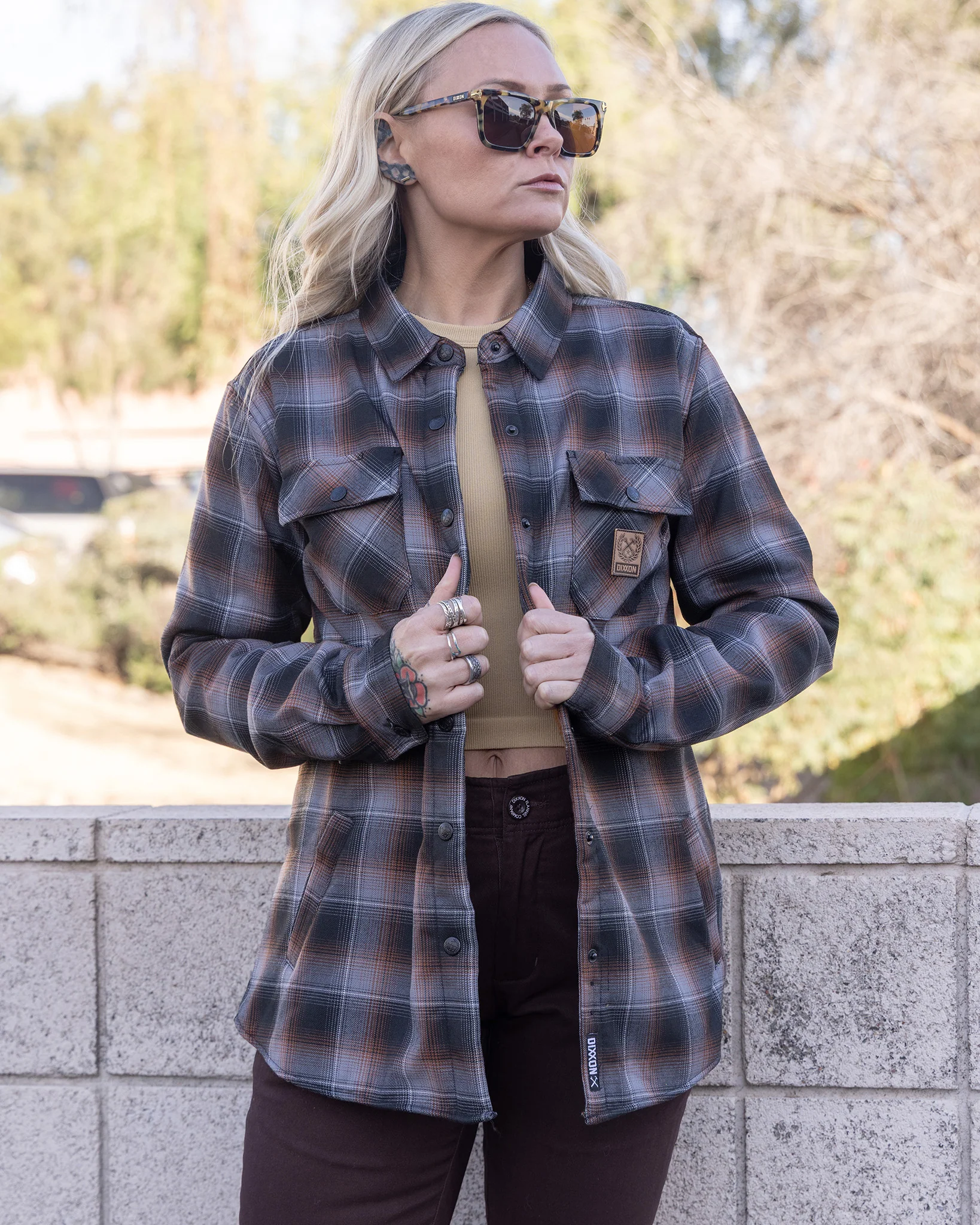 Women's Copperline Sherpa Flannel Jacket - Image 4