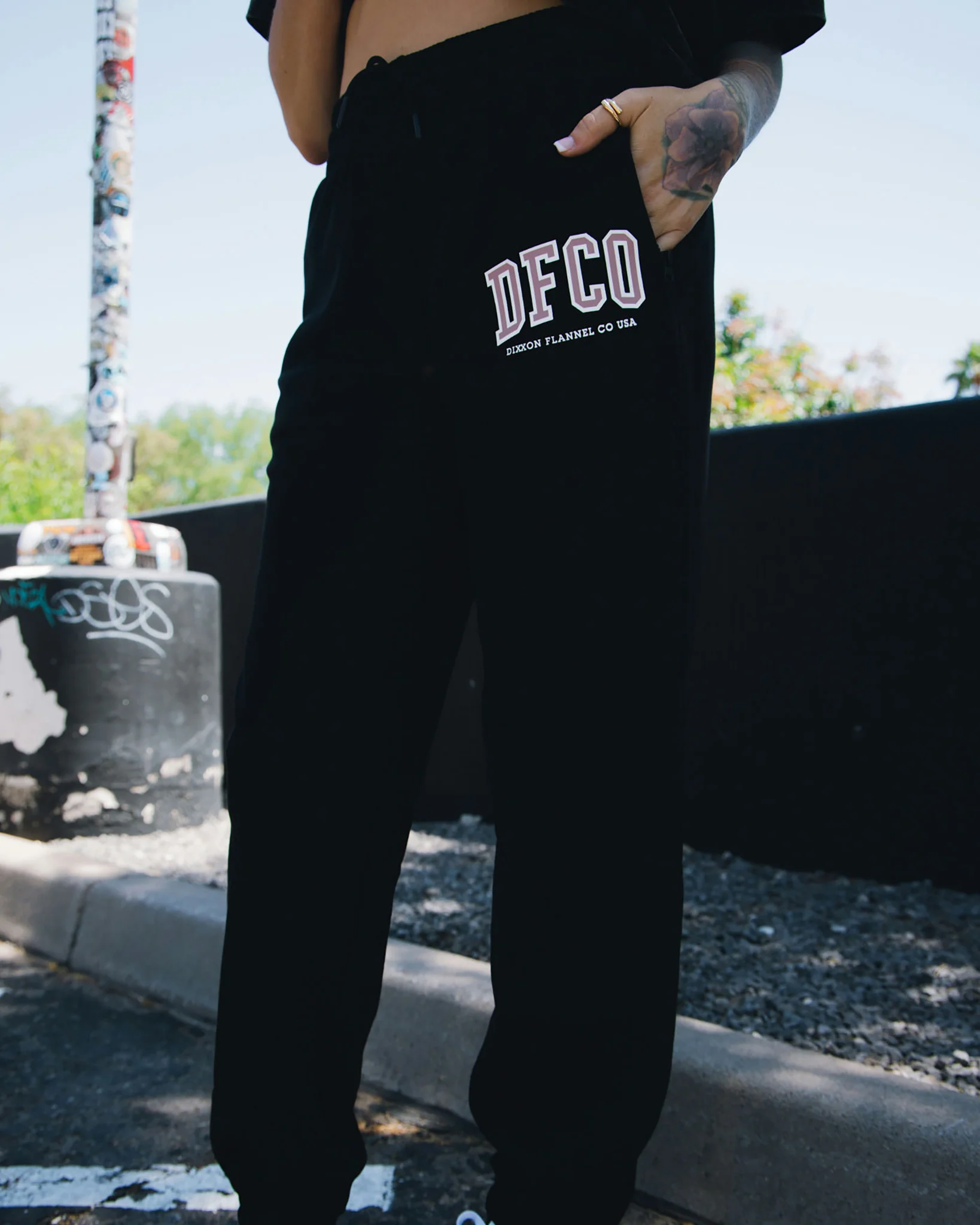 Women's DFCO Sweatpants - Black - Image 3