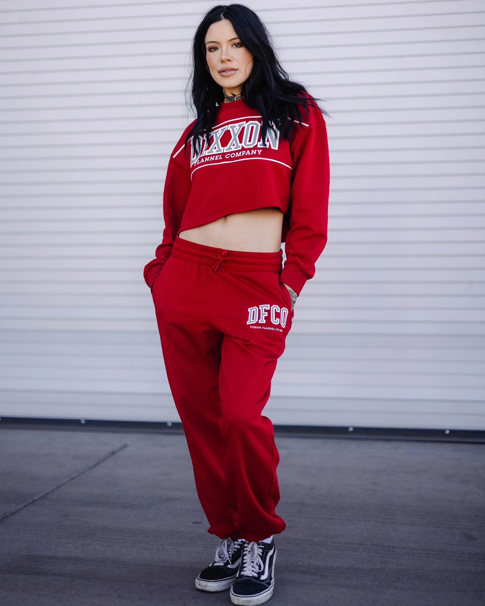 Women's DFCO Sweatpants - Red - Image 4