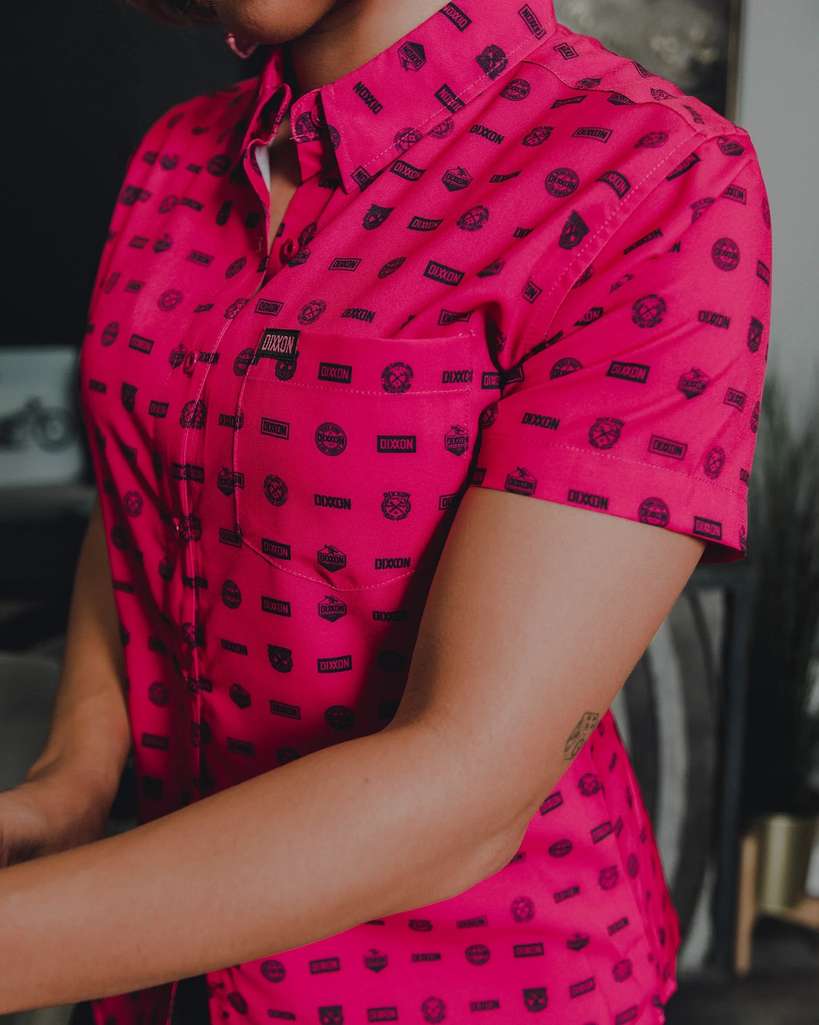 Women's Executive Short Sleeve - Pink - Image 4