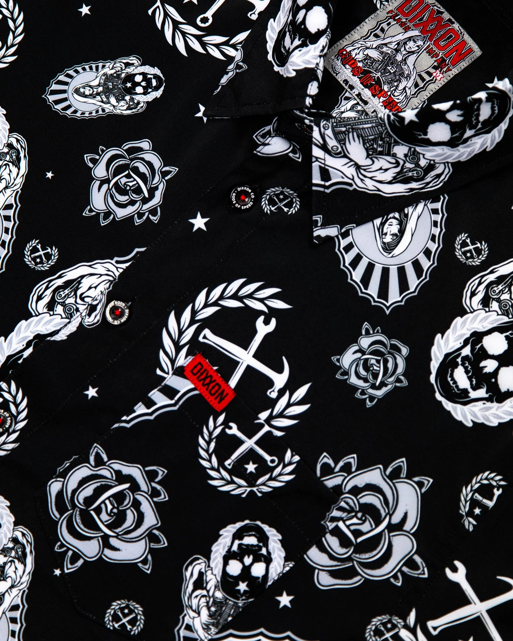 Women's Gods Of Speed Party Shirt - Image 5
