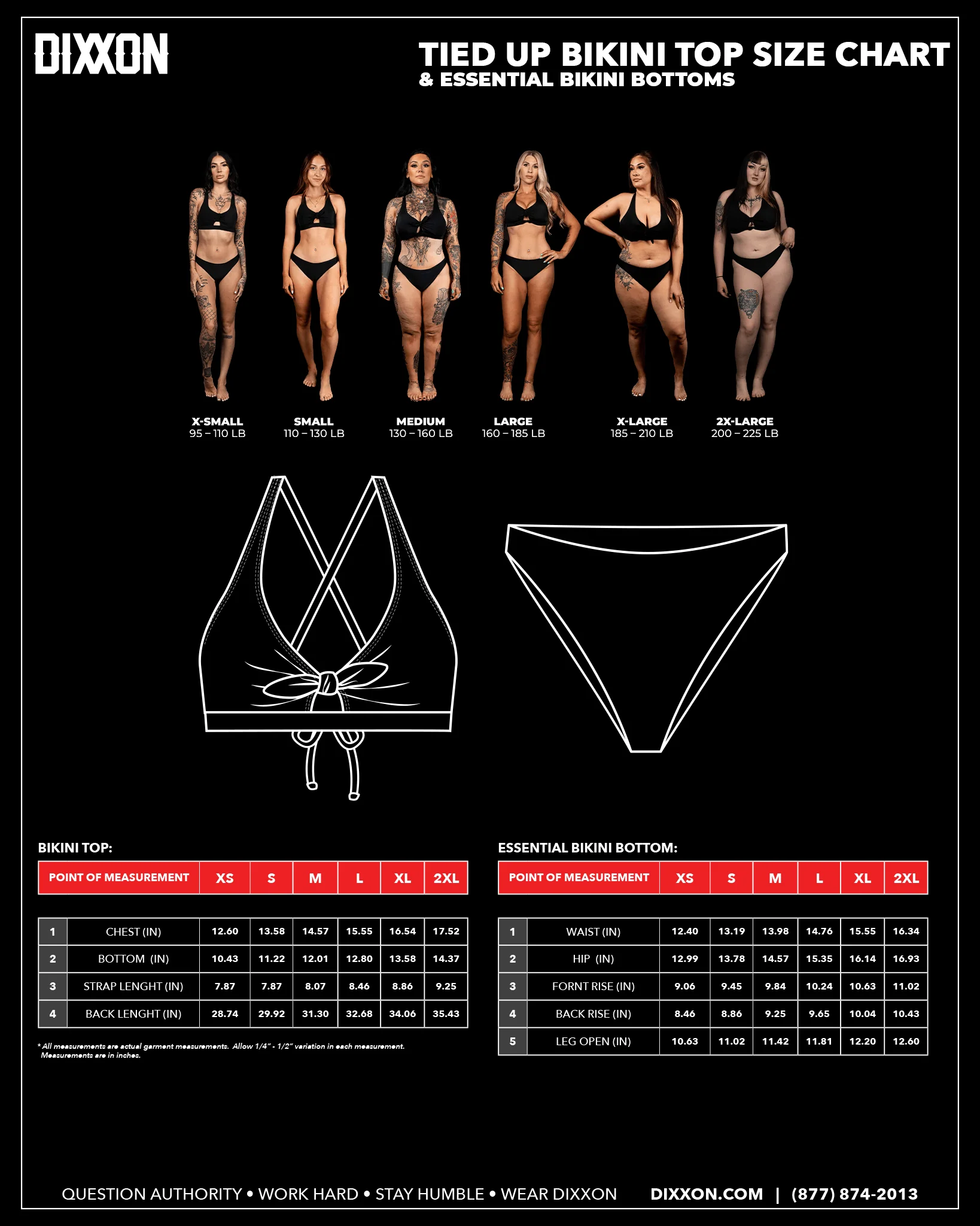 Women's Tied Up Bikini Top - Black - Image 7