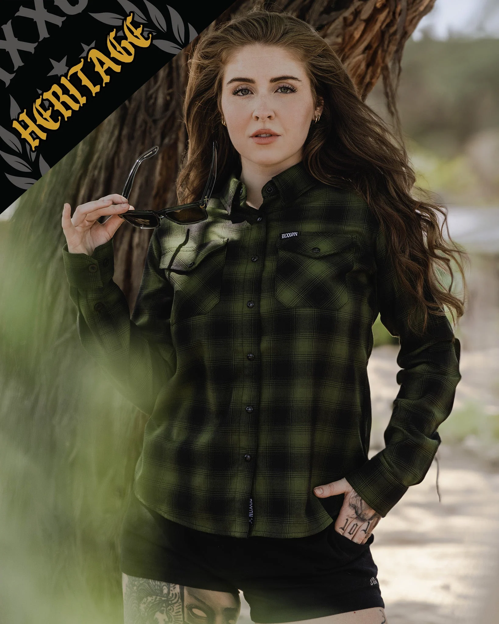 Women's Lone Wolf Heritage Flannel - Image 2