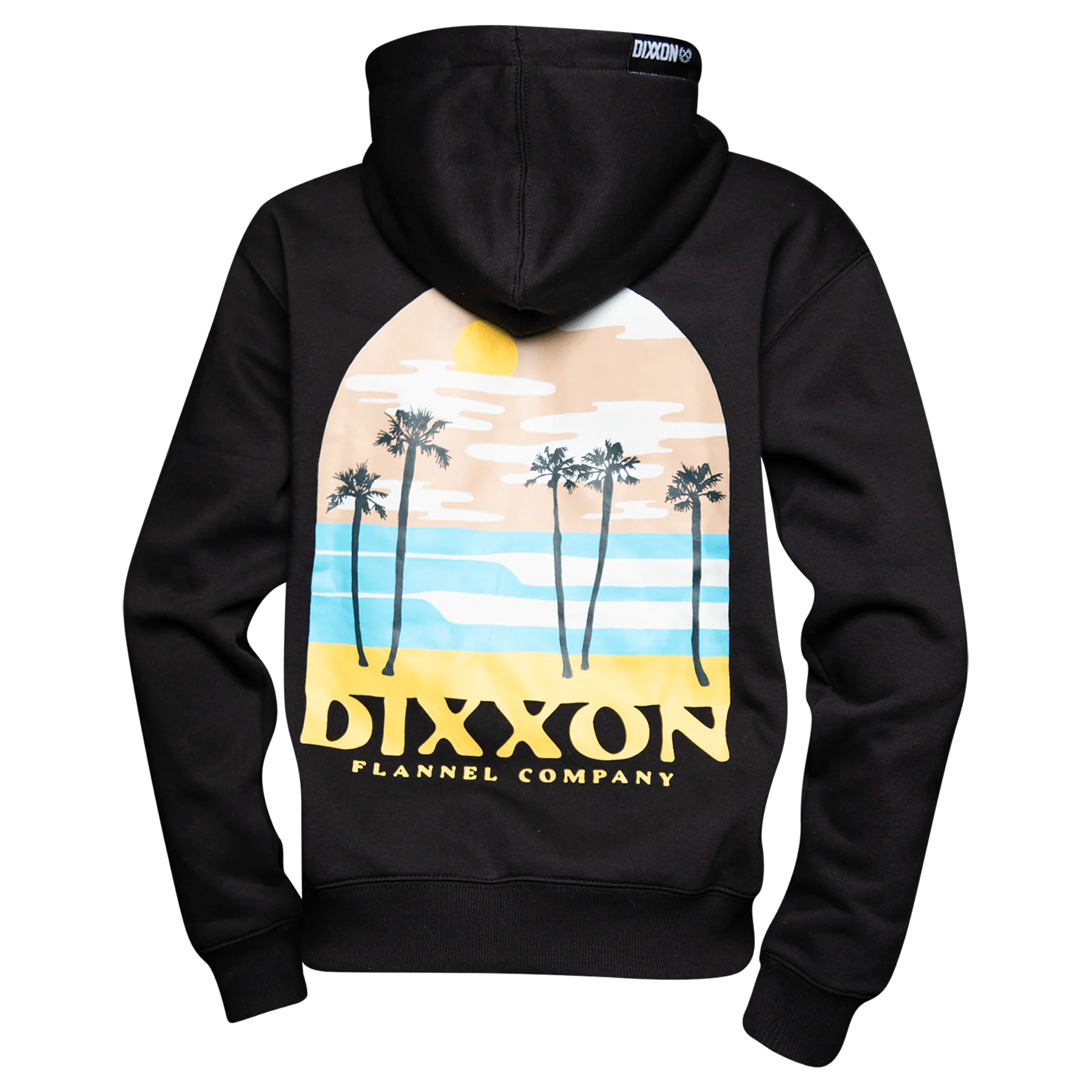 Women's Ocean Front Pullover Hood - Black