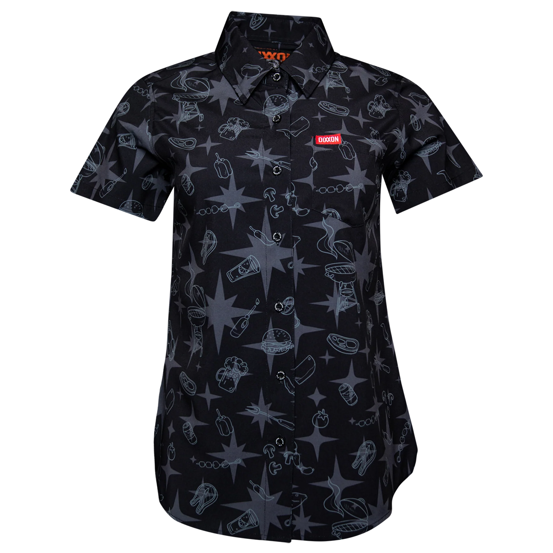 Women's Pit Boss Party Shirt - Black