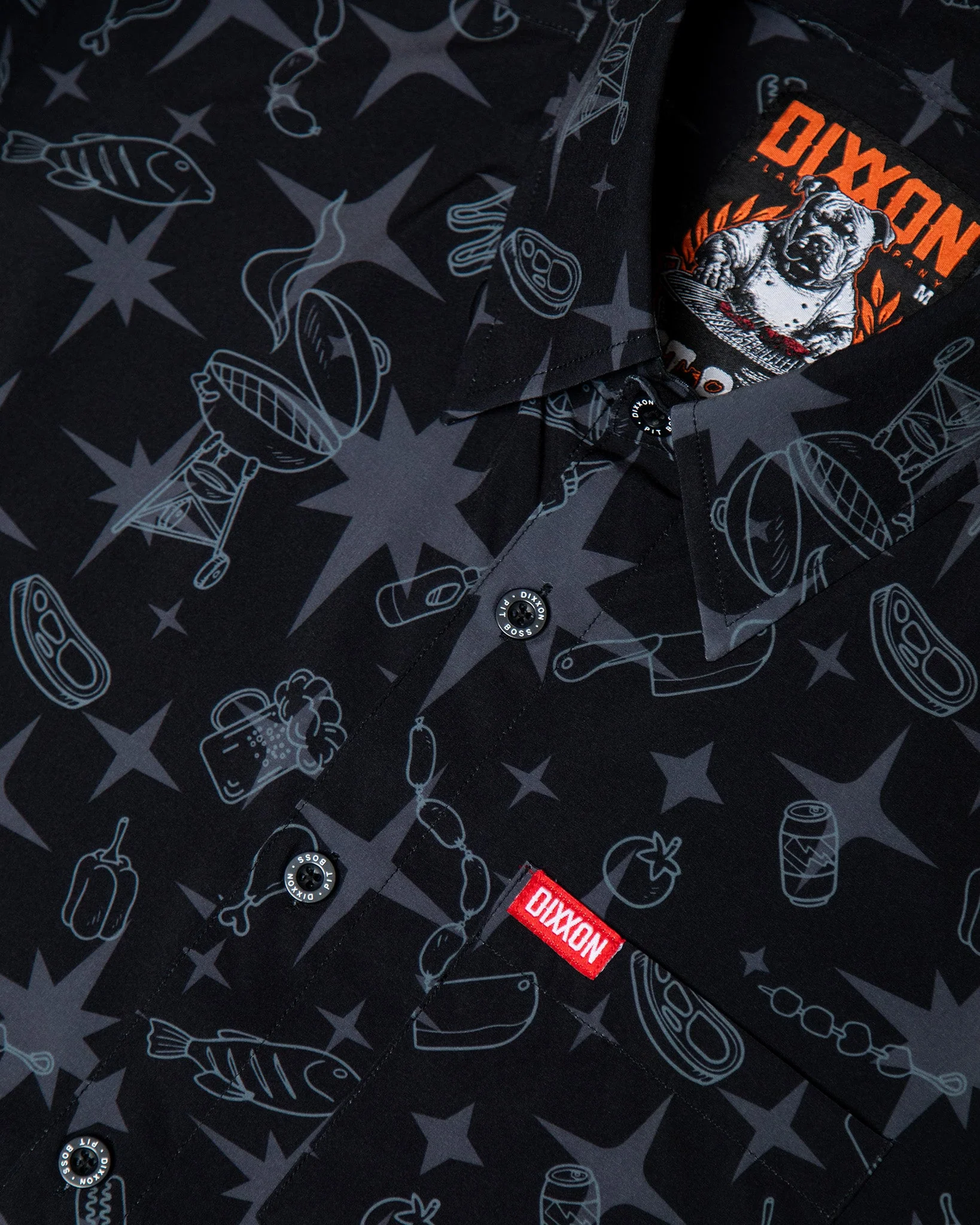 Women's Pit Boss Party Shirt - Black - Image 5