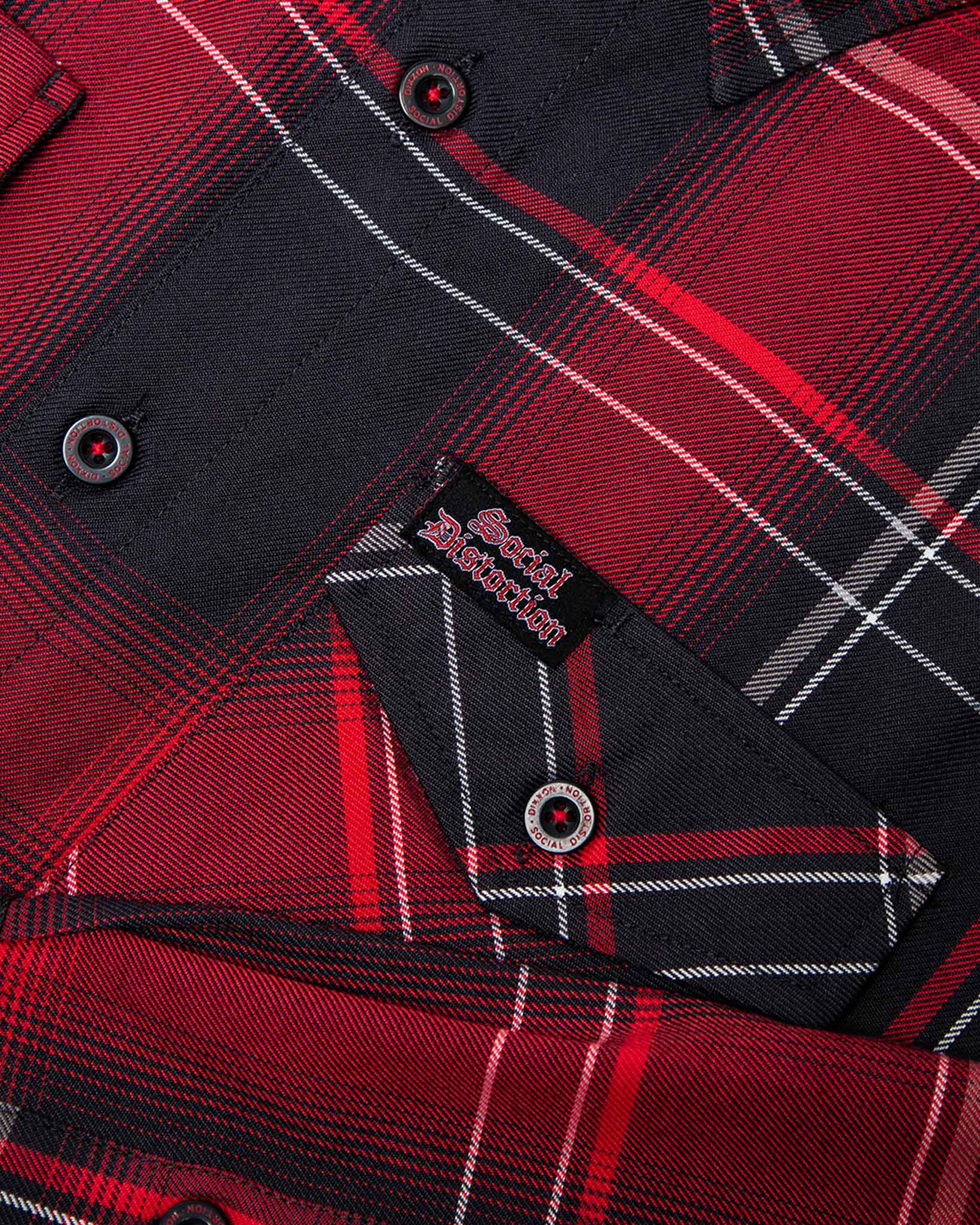 Women's Social Distortion Prison Bound Flannel - Image 5