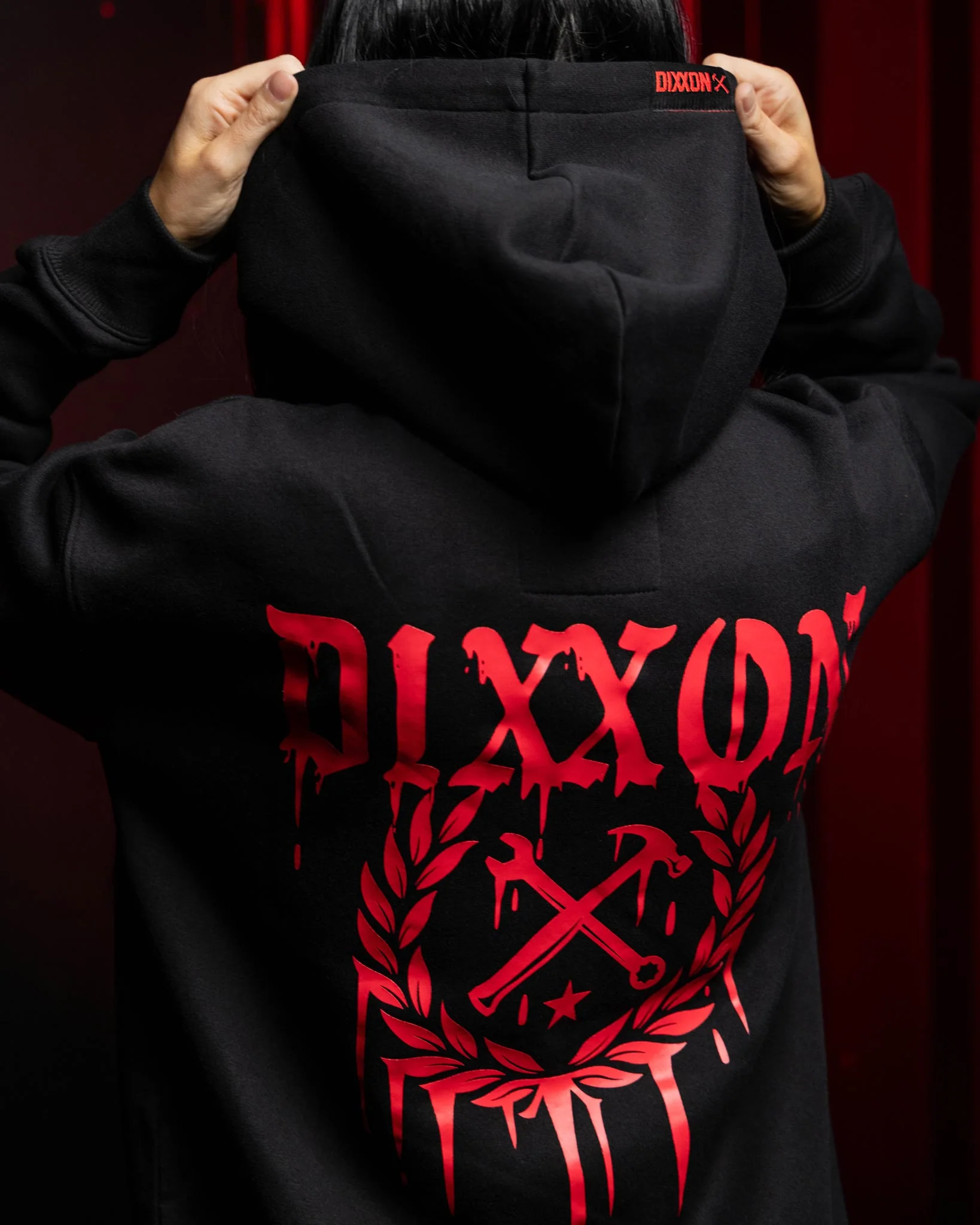 Women's Terror Zip Up Hoodie - Black - Image 4