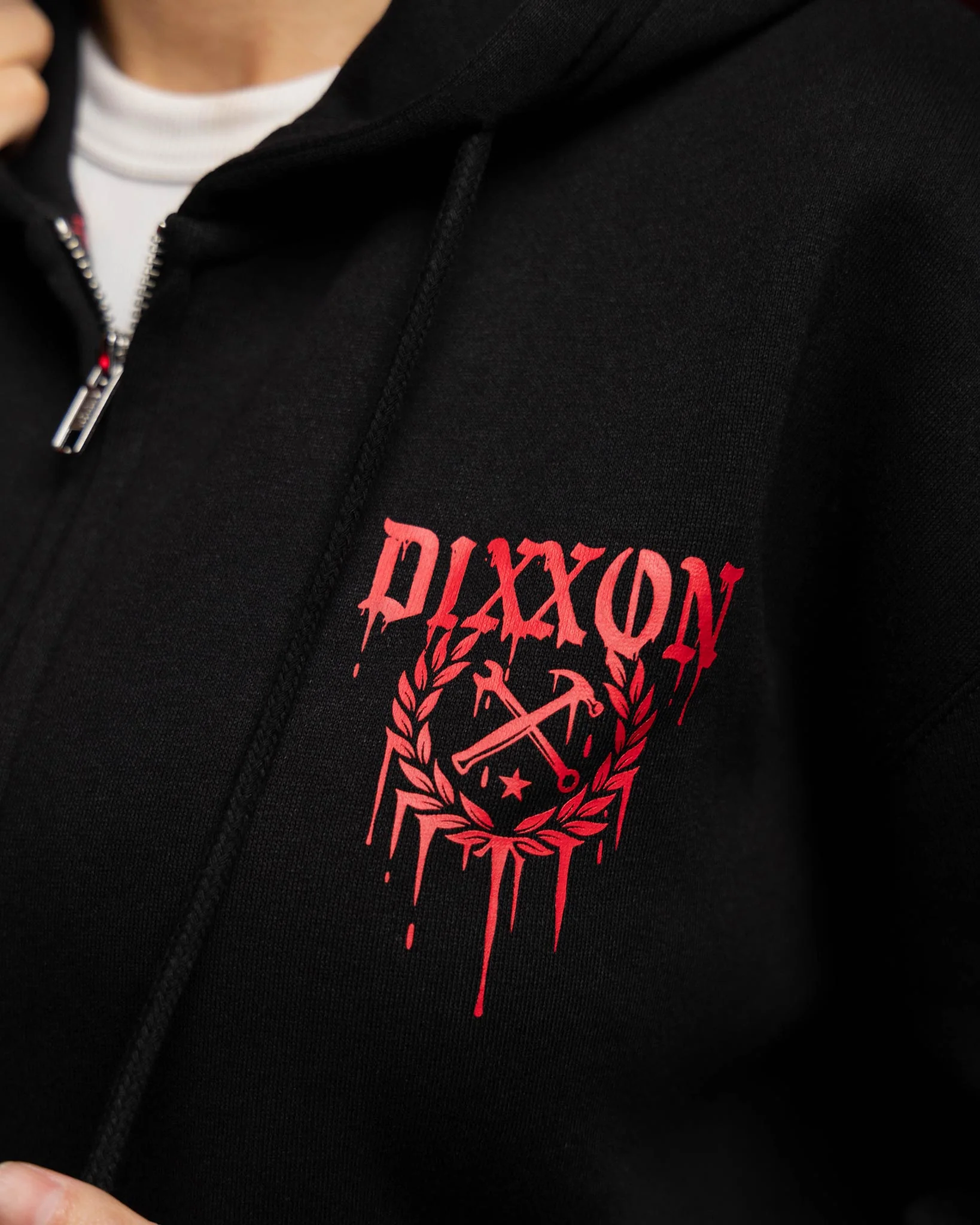 Women's Terror Zip Up Hoodie - Black - Image 5