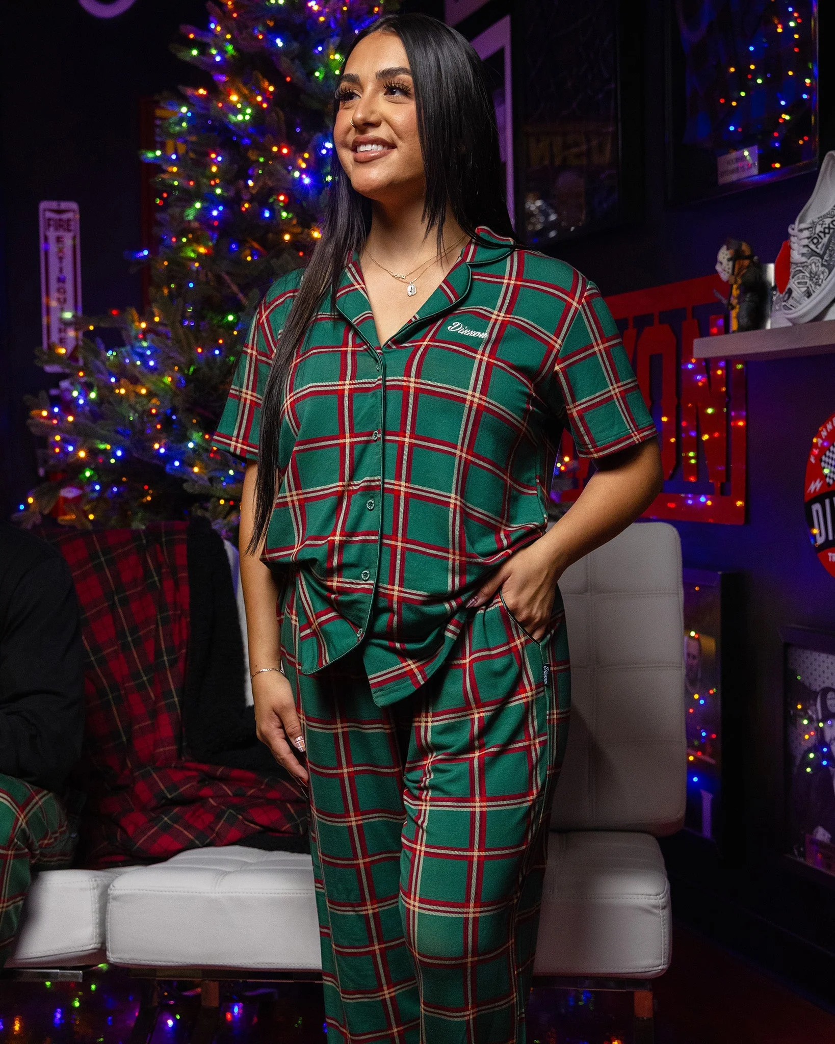 Women's Yuletide Pyjama Top - Image 3