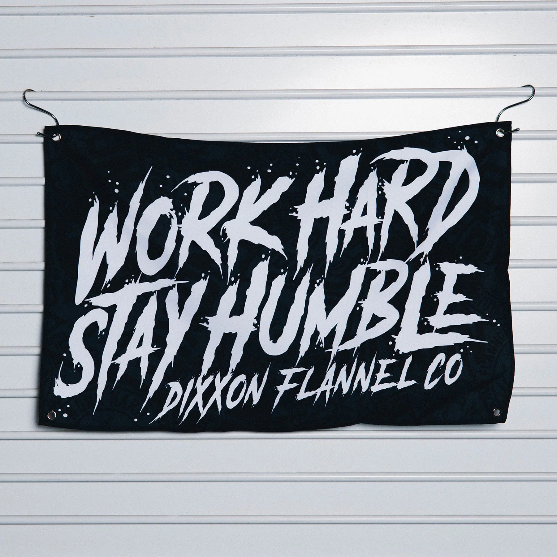 Work Hard Garage Banner - 28" x 18"