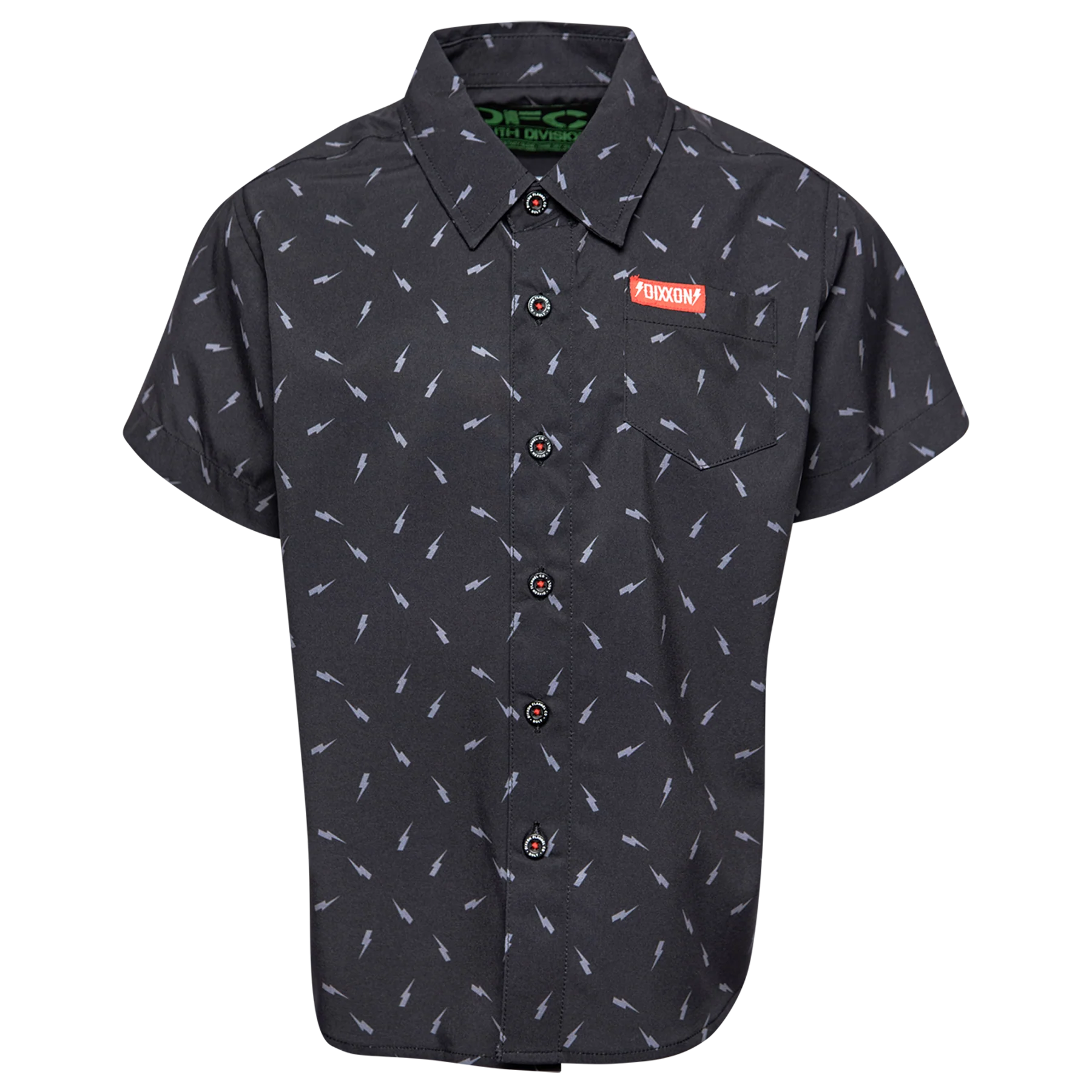 Youth Bolt Party Shirt - Black & Grey