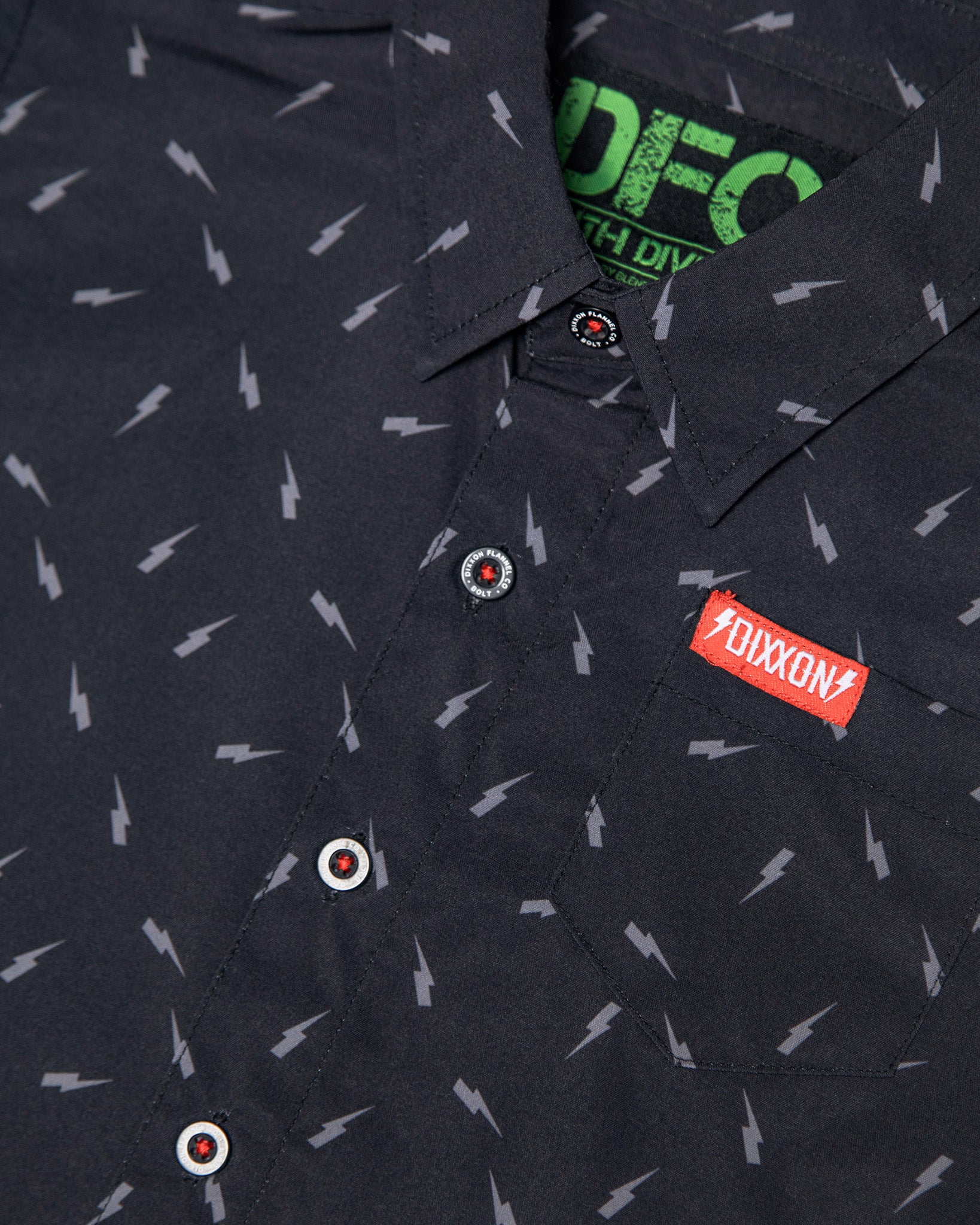 Youth Bolt Party Shirt - Black & Grey - Image 4