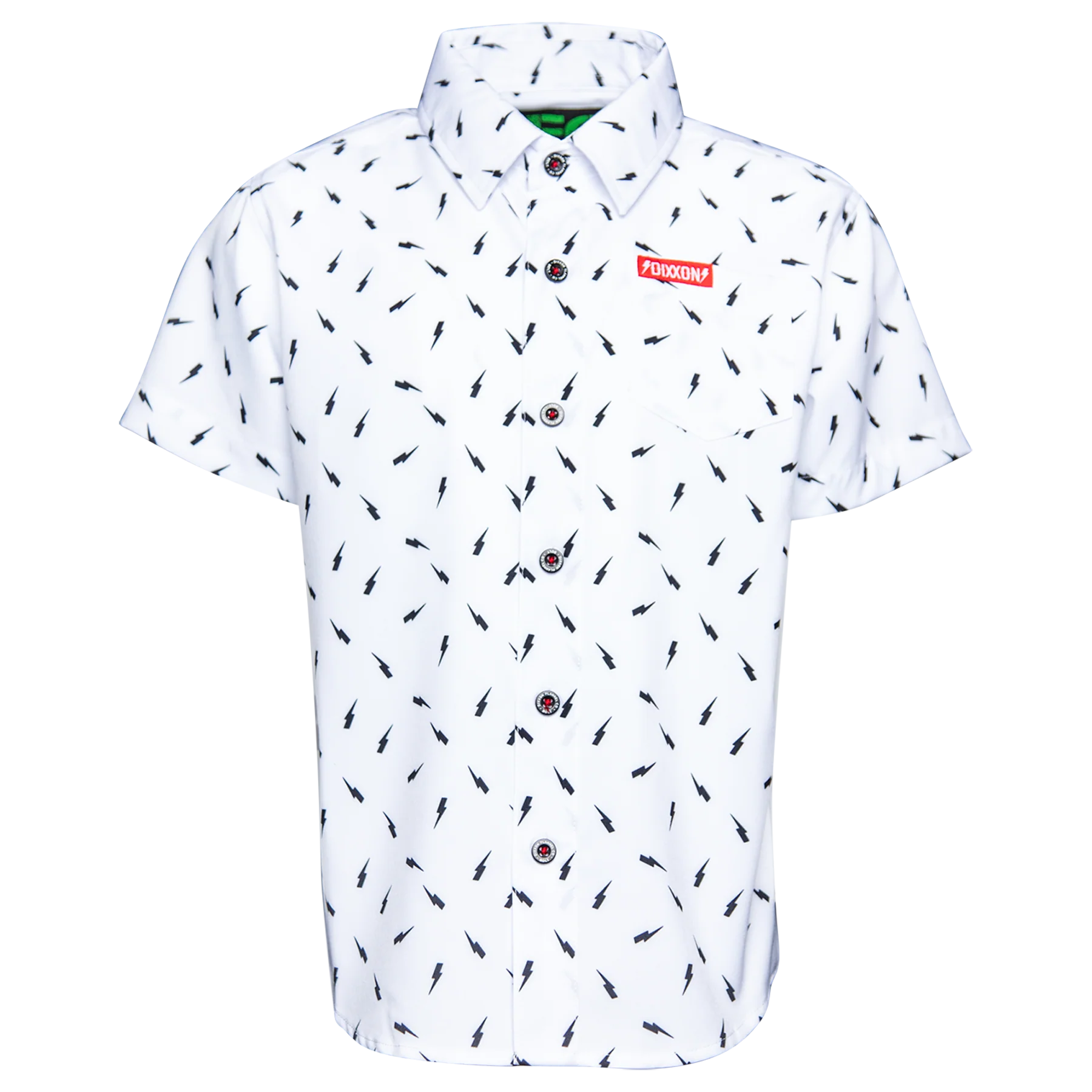 Youth Bolt Party Shirt - White & Black