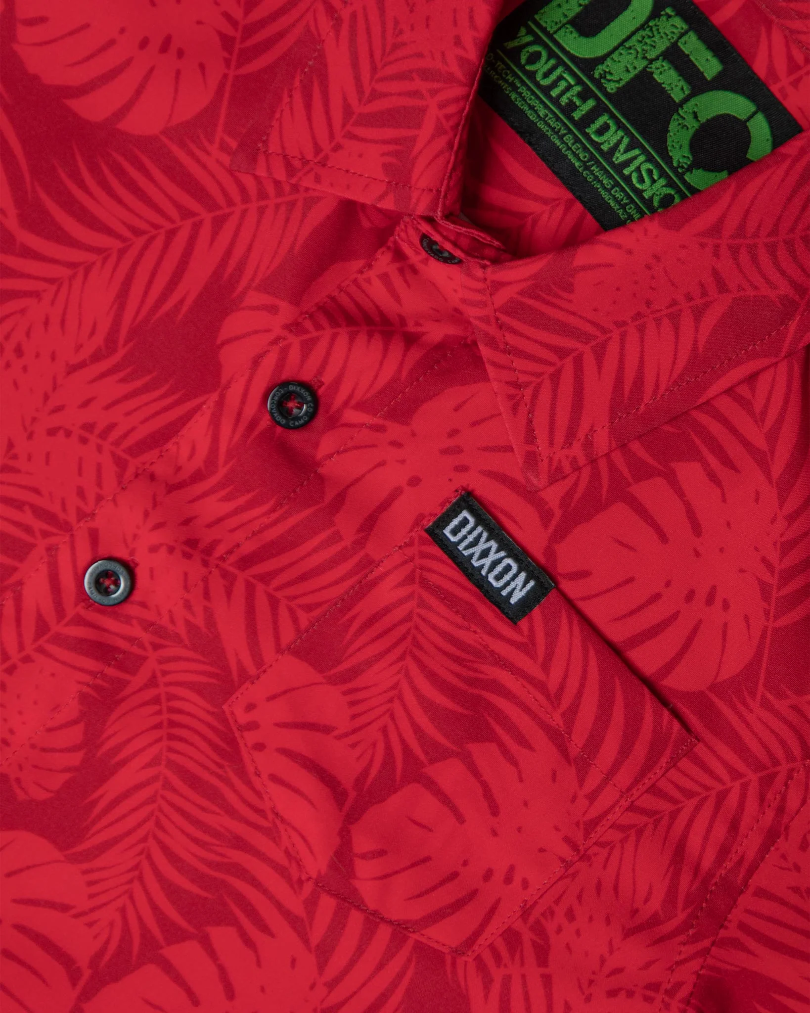 Youth Corcovado Camo Party Shirt - Red - Image 2