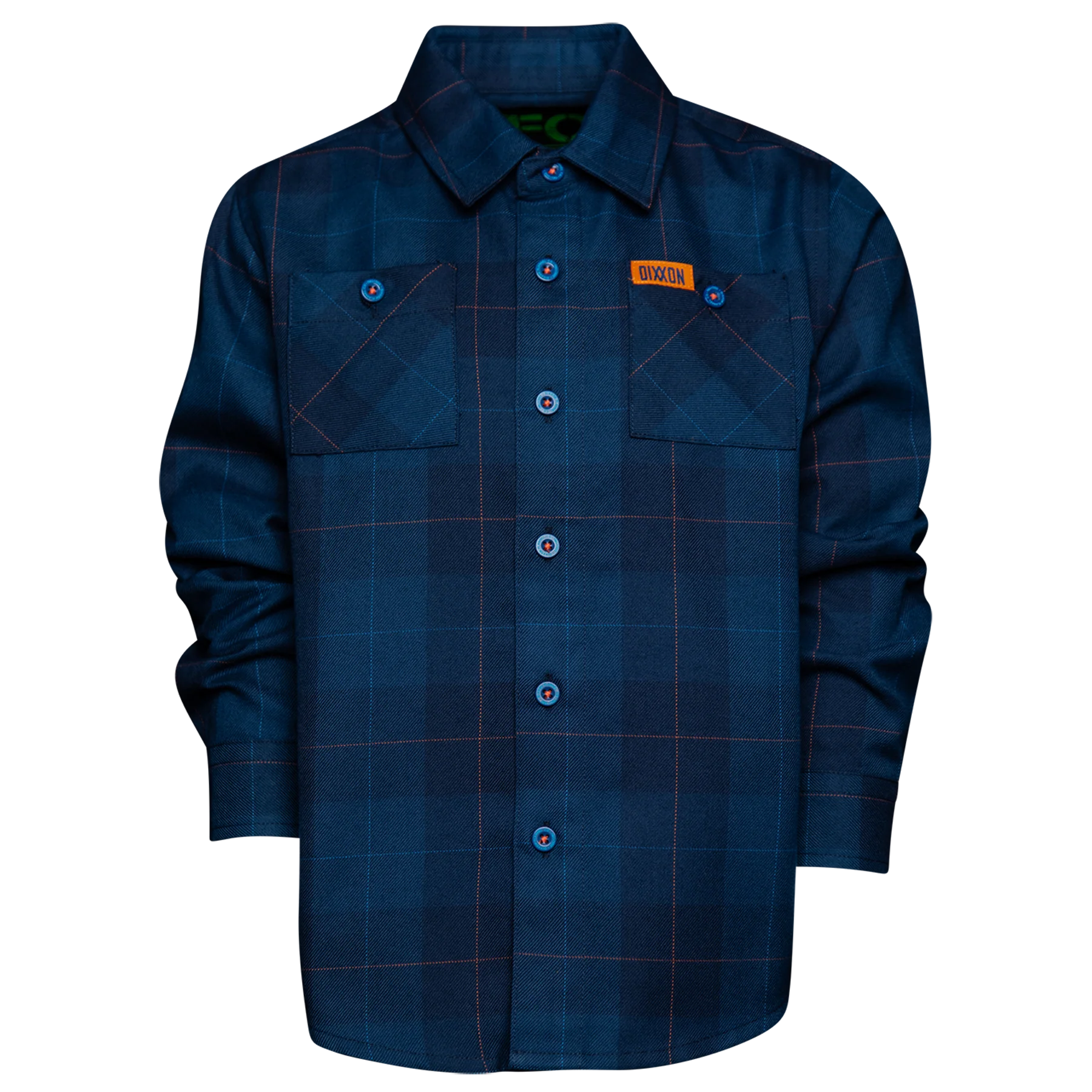 Youth DDC + TRU (Draplin) Flannel - Never-Ending Navy