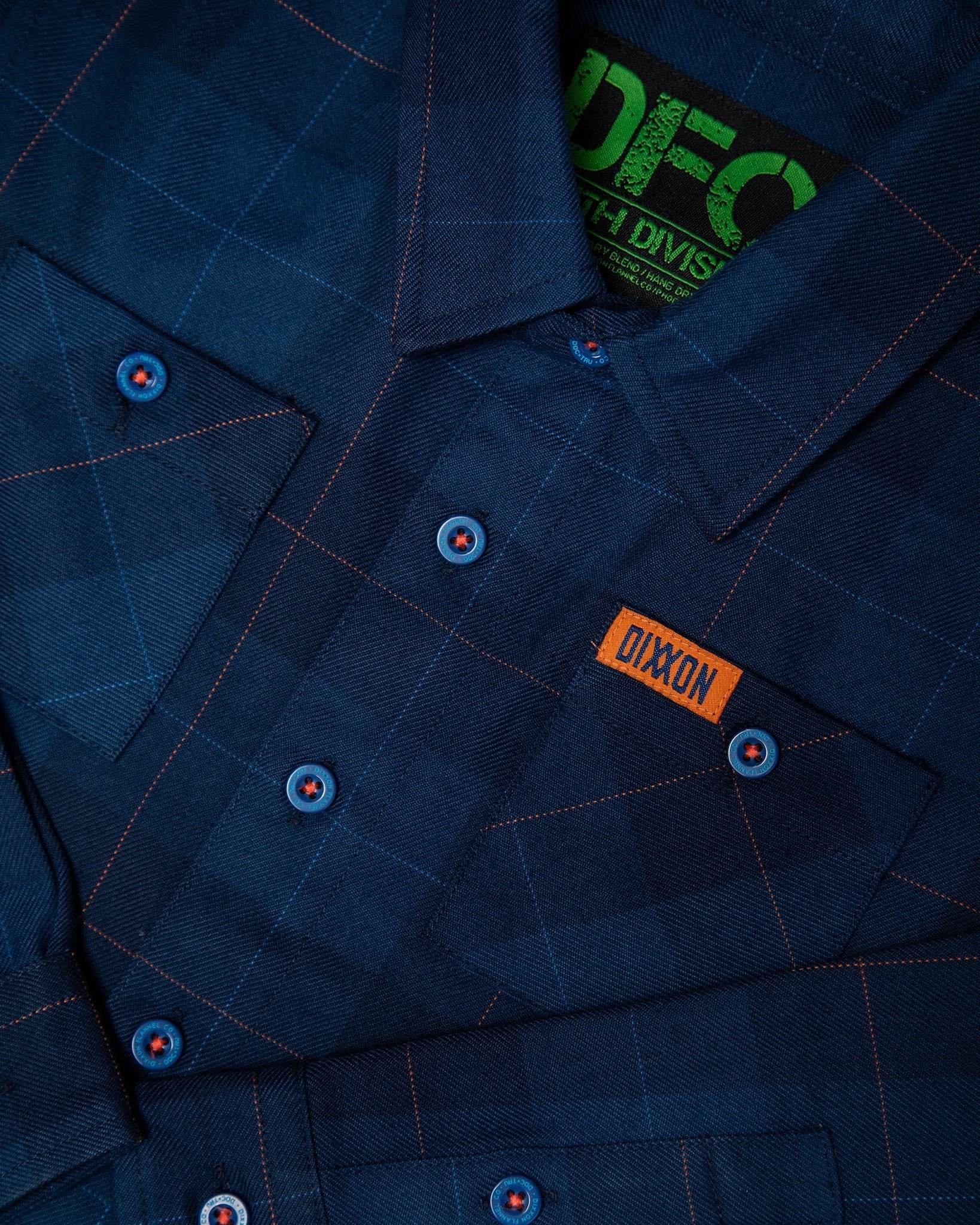Youth DDC + TRU (Draplin) Flannel - Never-Ending Navy - Image 2