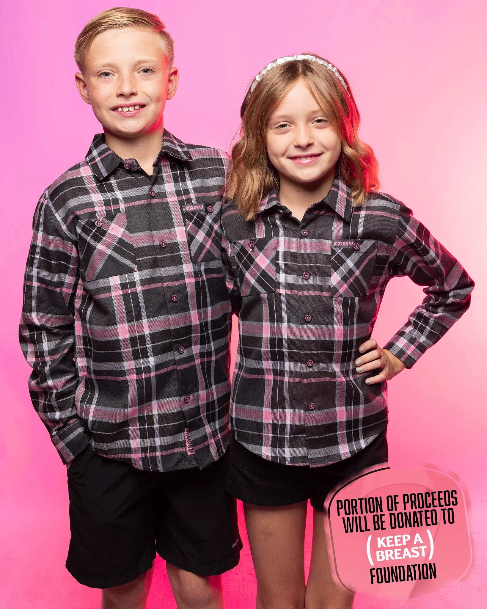 Youth I Love Boobies Flannel - Image 2