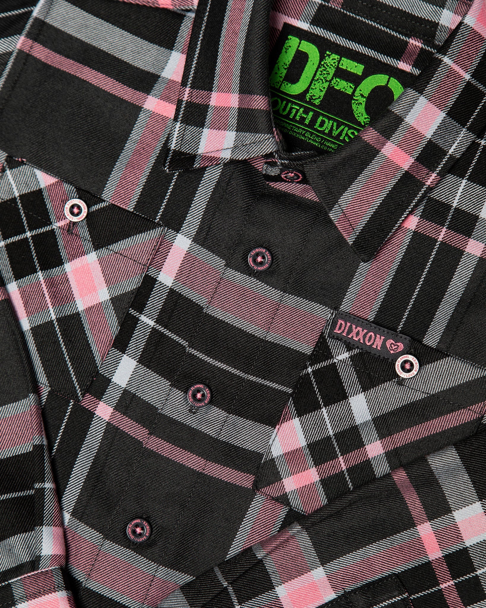 Youth I Love Boobies Flannel - Image 3