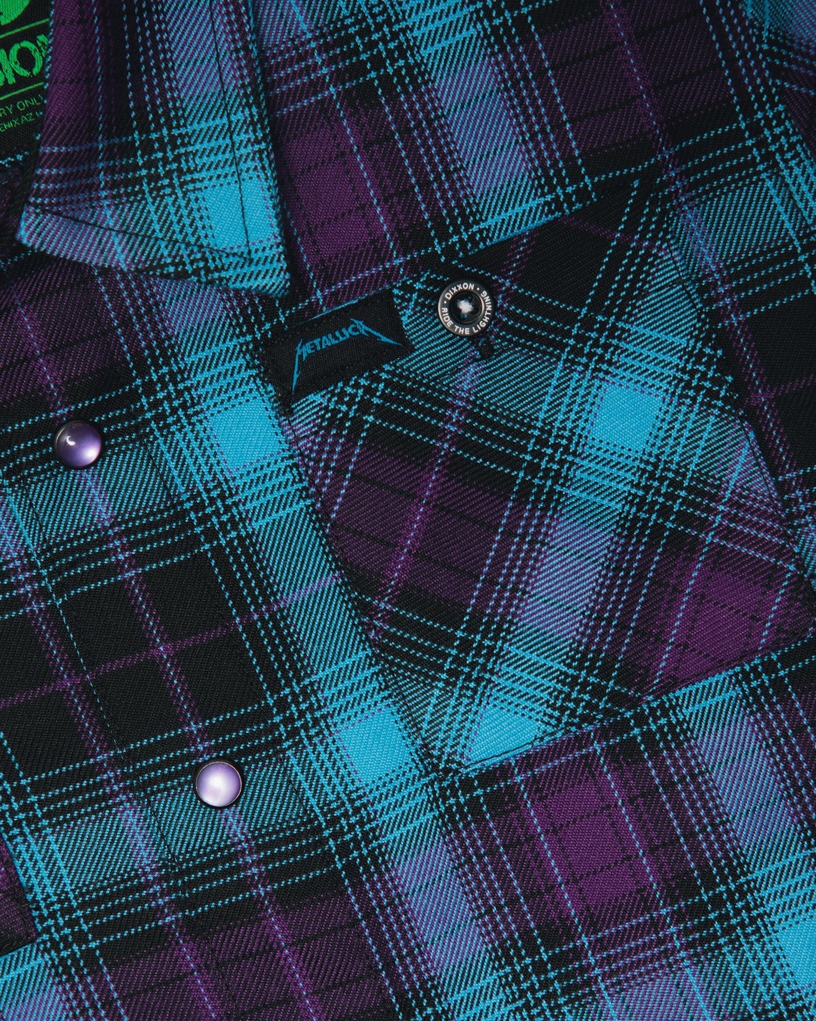Youth Metallica Ride The Lightning Flannel - Image 3