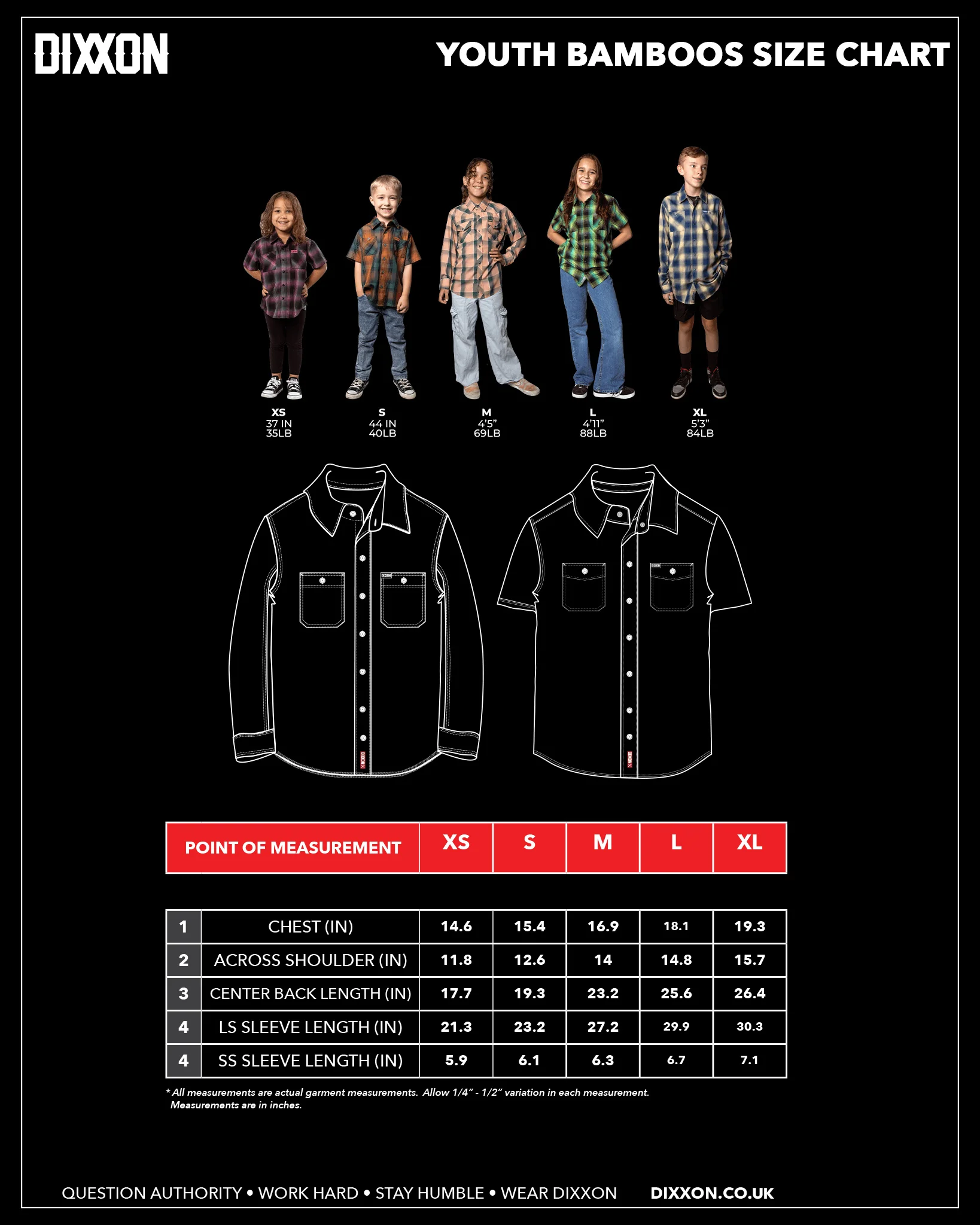 Youth Pierside Bamboo Short Sleeve - Image 3