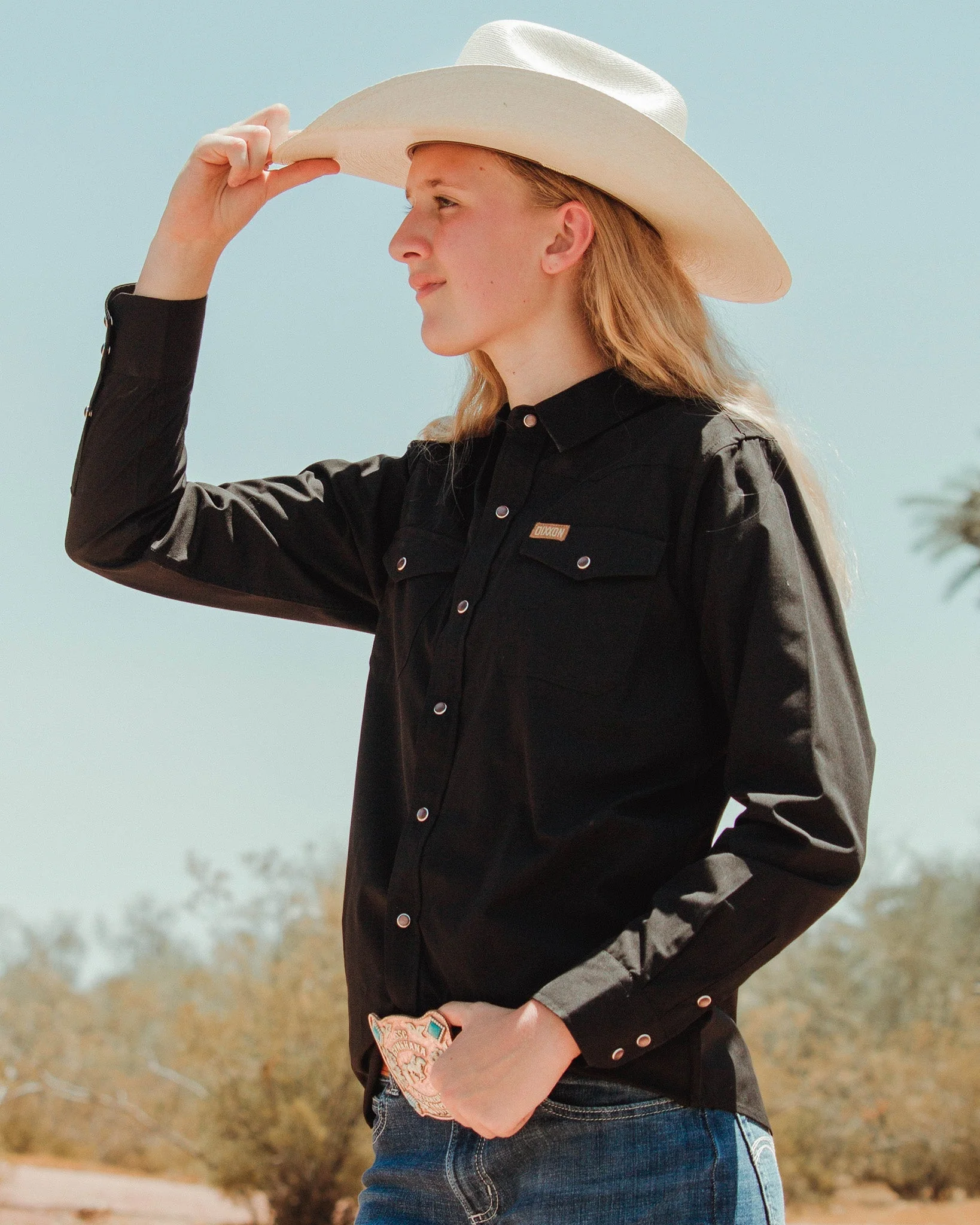 Youth Outlaw Bamboo Long Sleeve - Lasso - Image 4